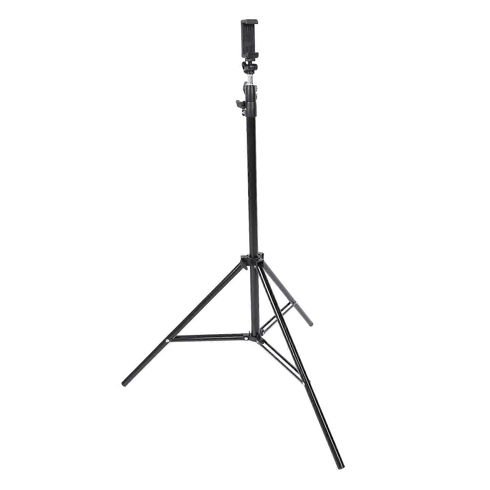Adjustable Light Stand with Ball Head Phone Holder, Photo Stand for Studio, Live Broadcast, 2M Height, Universal Screw Interface Ref: 9120