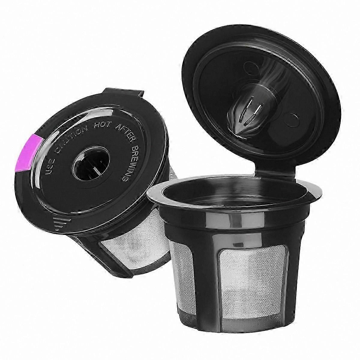 Refillable Pods for Single Serve Coffee Makers, 2 Count