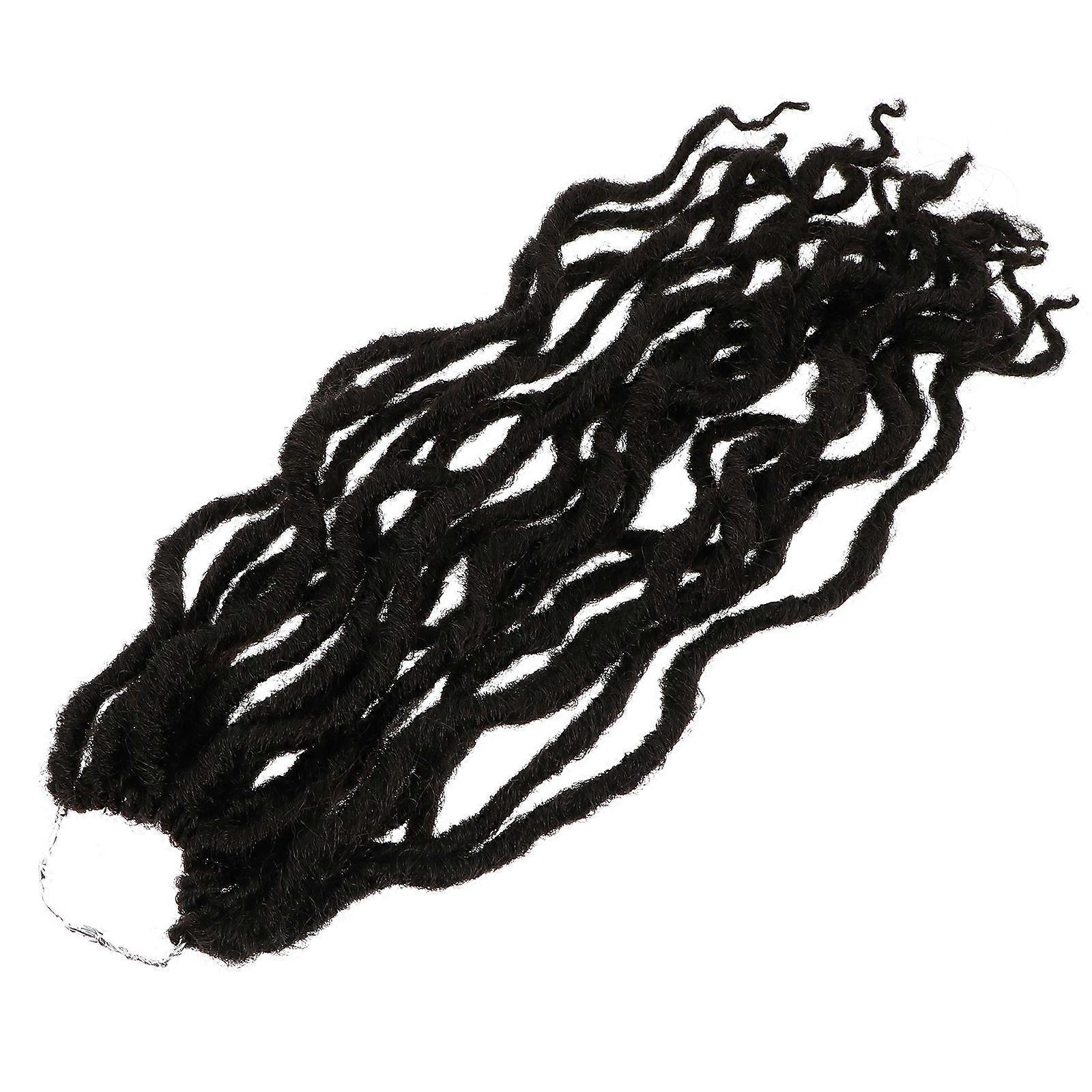 Dreadlock Crochet Hair, Synthetic Braiding Extensions for Styling Versatility