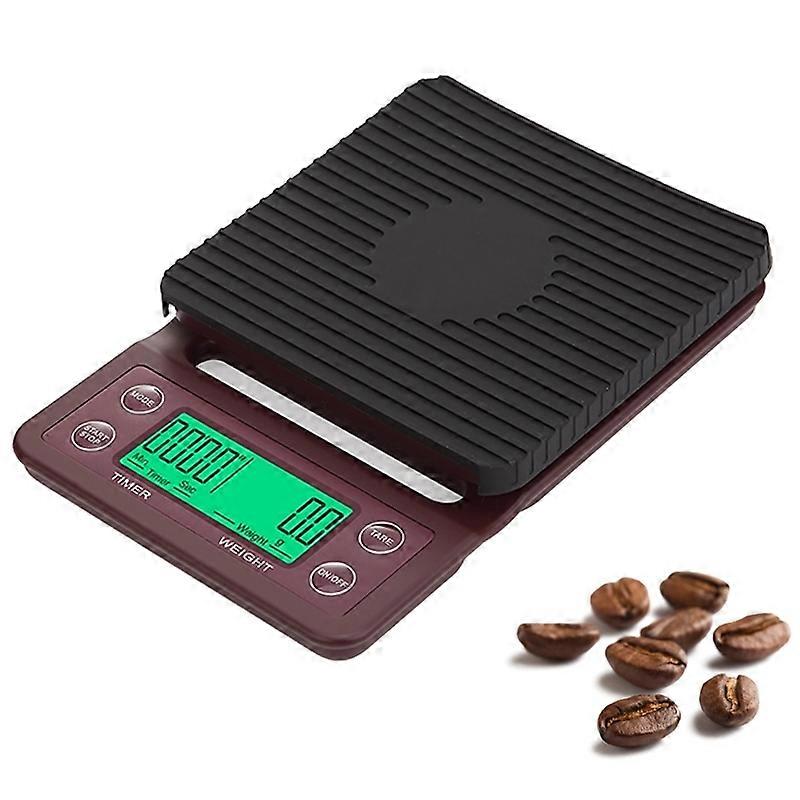 Hand Punch Coffee Scales Timing Electronic Timer Scale Kitchen Scales 3kg/0.1g