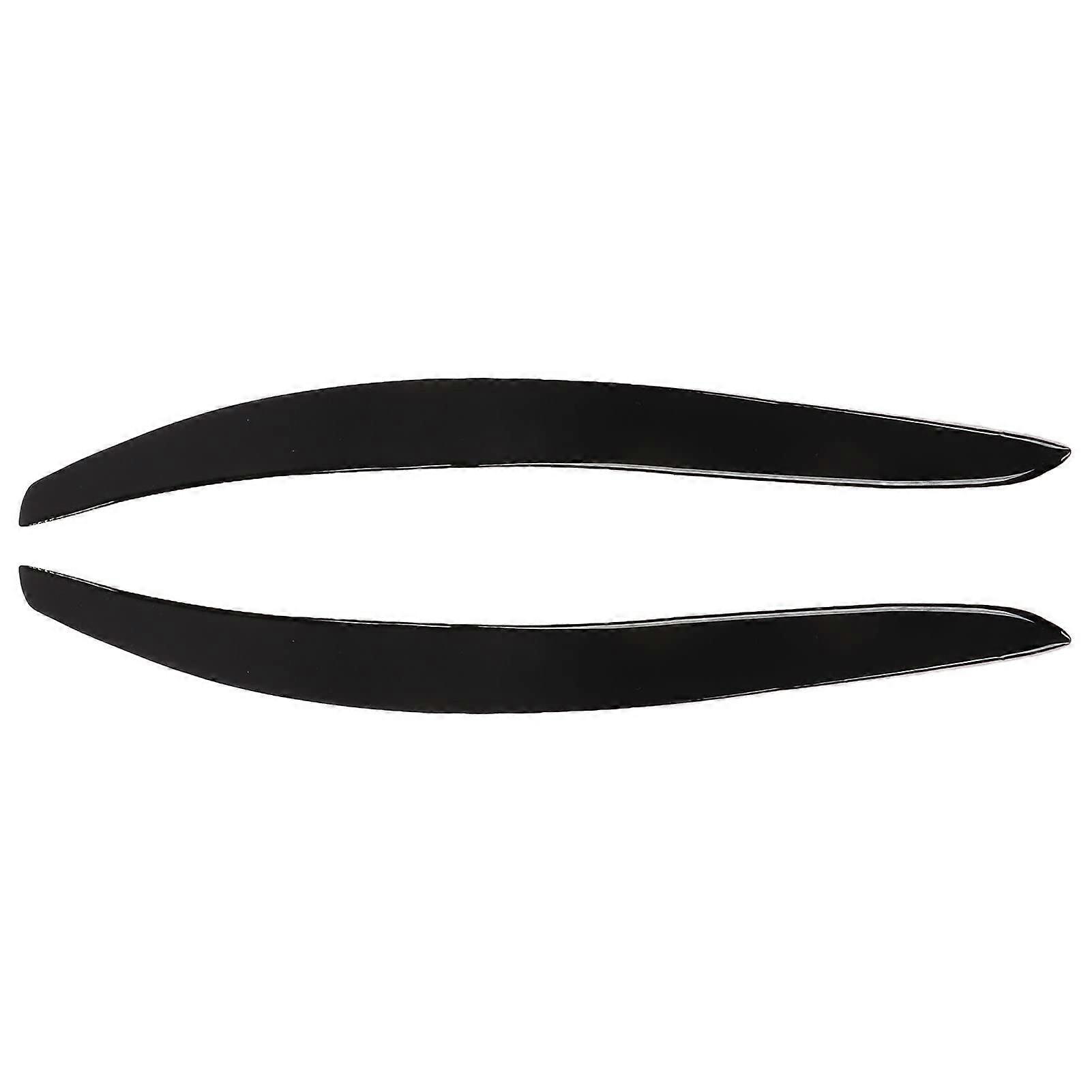 Headlight Eyebrows T Car Light - LED Headlight Eyelid, Vehicle Compatible, Black, High-Quality Material