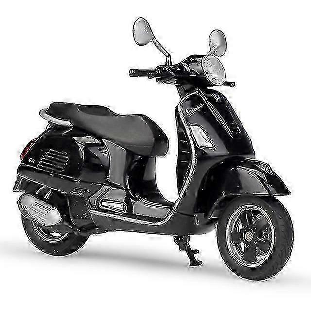 1:18 2017 Vespa Gts 125合金ダイキャストバイクモデルフレキシブル回転ホイールおもちゃ子供用ギフトおもちゃコレクション新品