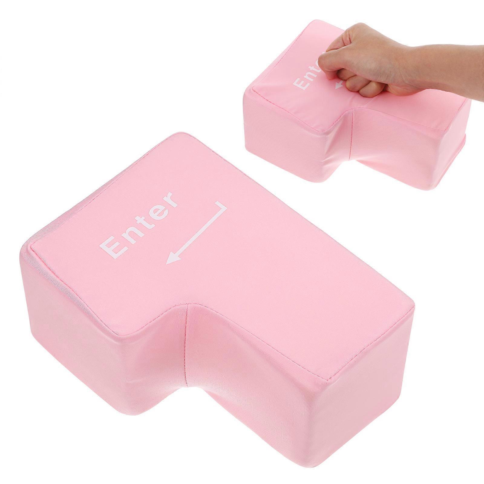 Desktop Nap Pillow In Pink With USB Plug And Play Technology Suitable For Workers To Relieve Stress 1Pcs