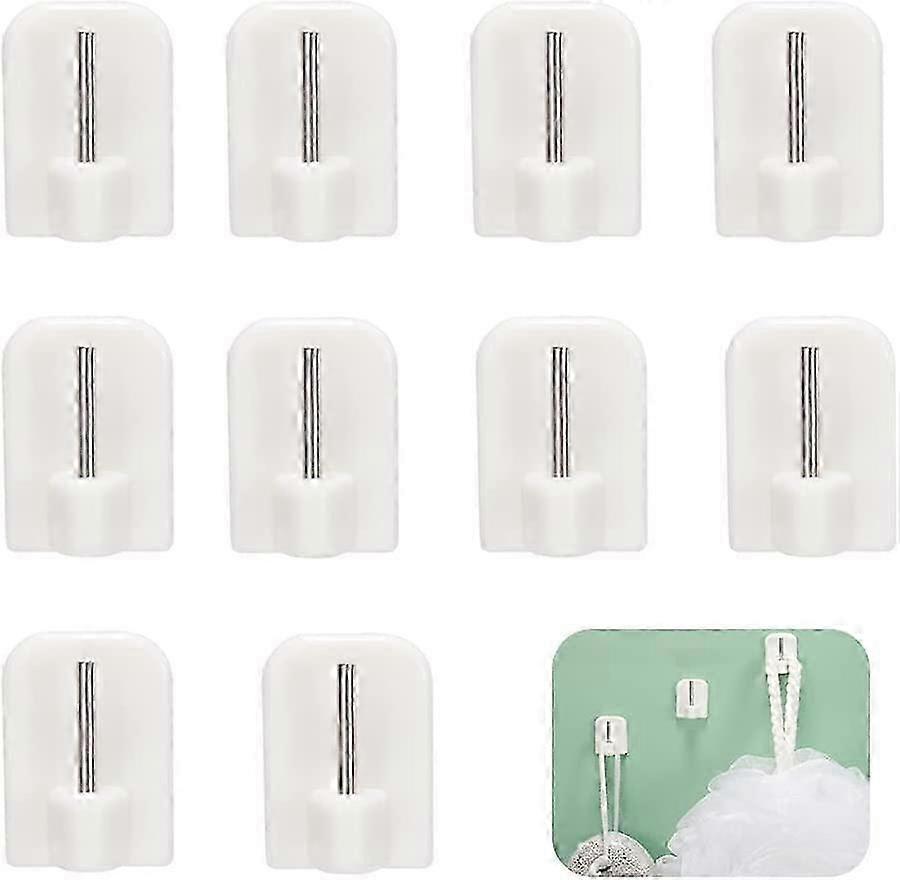 10Pcs Self-adhesive Hooks for Multiple Uses