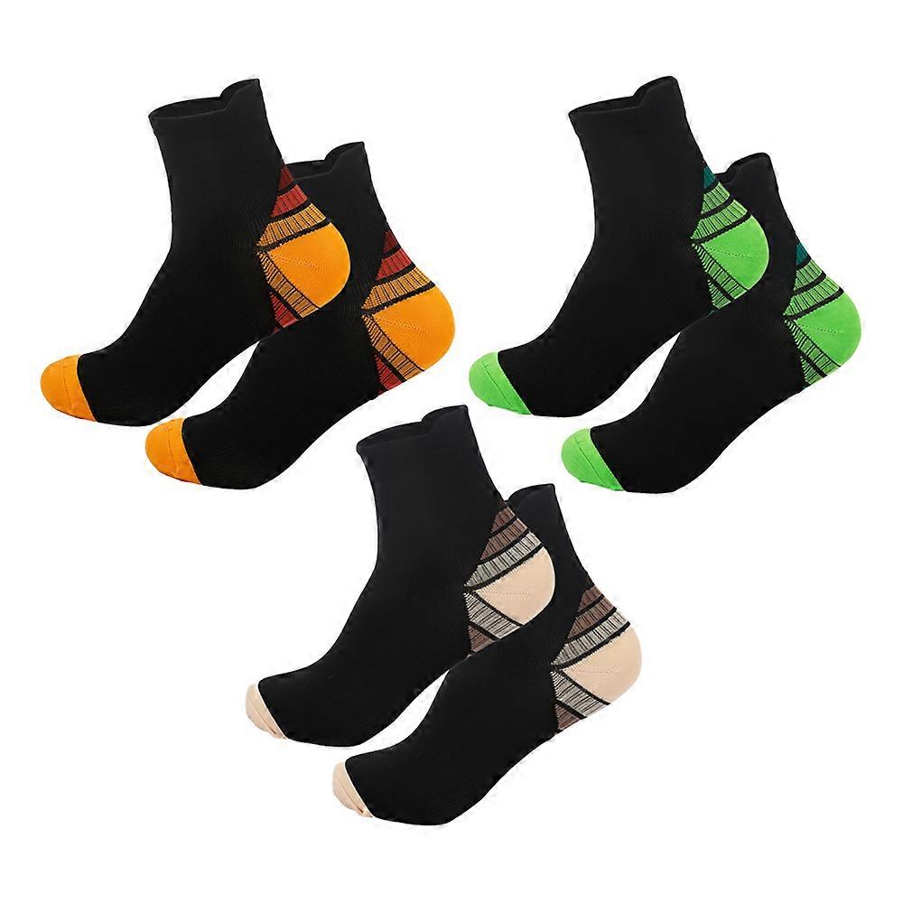3 Pairs of Plantar Fasciitis Compression Socks Compression Foot Sleeves