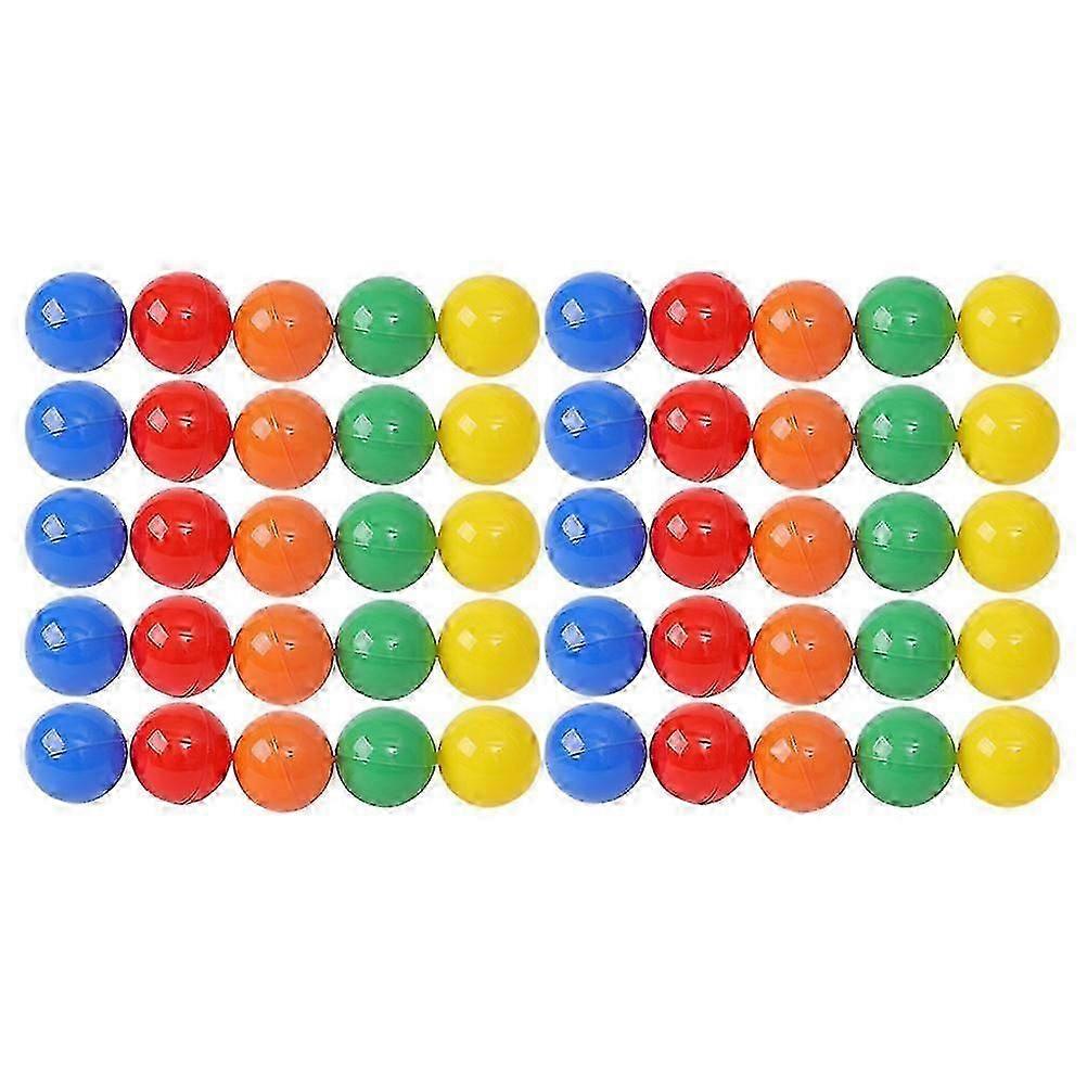 50pcs Openable Raffle Balls for Party Events, Lottery Game Props (5x5x5cm)