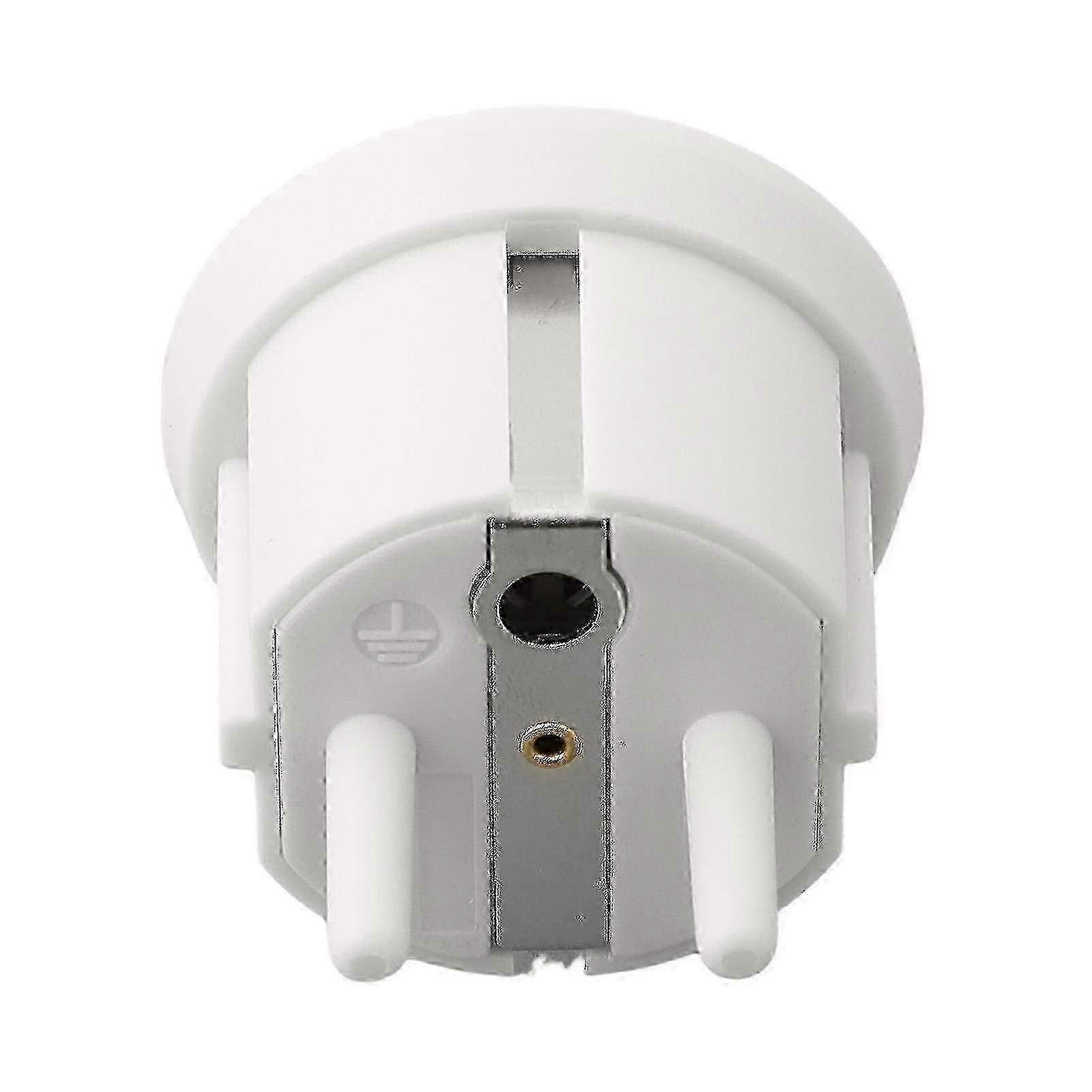 Anti Static Grounding Plug with Earthing Socket Connector for EU Standard Electrical Outlets, 1 Piece, Safe & Reliable Static Electricity Discharge So