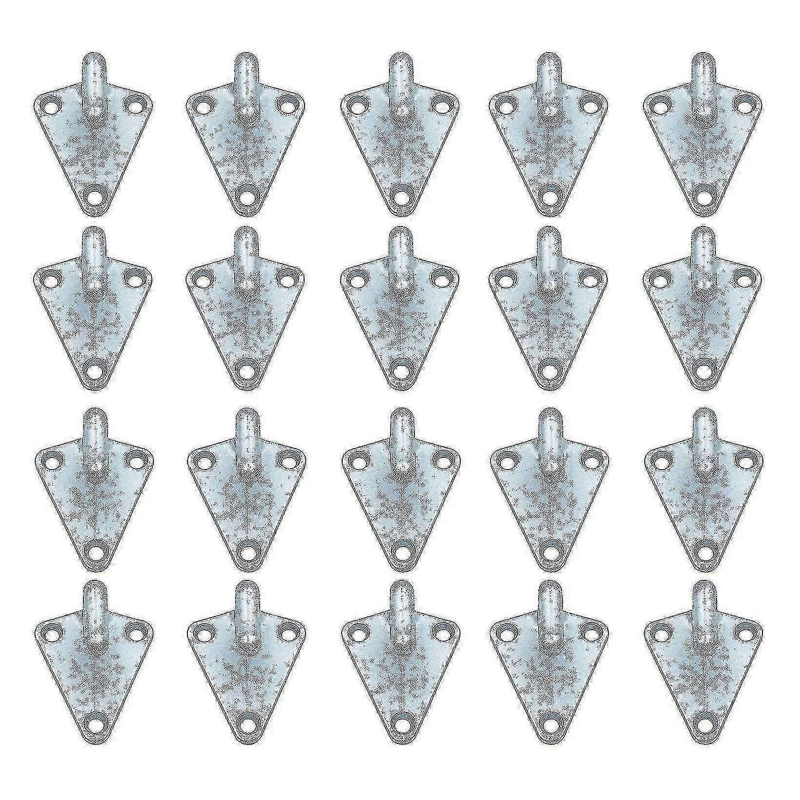 20pcs Heavy Duty Tarp Hooks with Net Hooks for Trailer Cargo Net, Secure and Durable Tarp Clips for Truck Cover, RV, Boat, and Outdoor Use