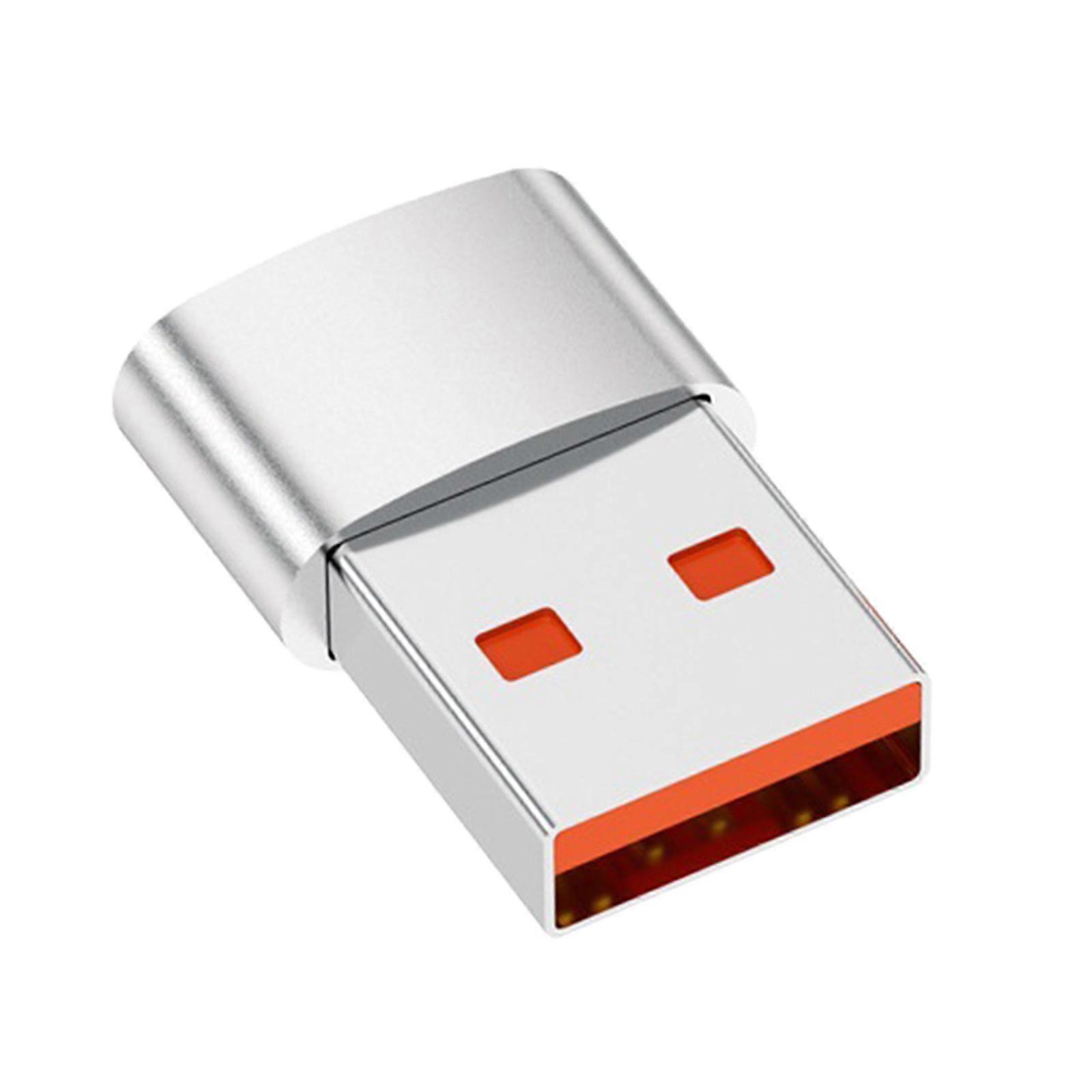 High Speed Type C to USB 3.1 Adapter 10Gbps OTG Adapter Multipurpose Adapter for Laptop Tablet Smartphone PC Camera Silver