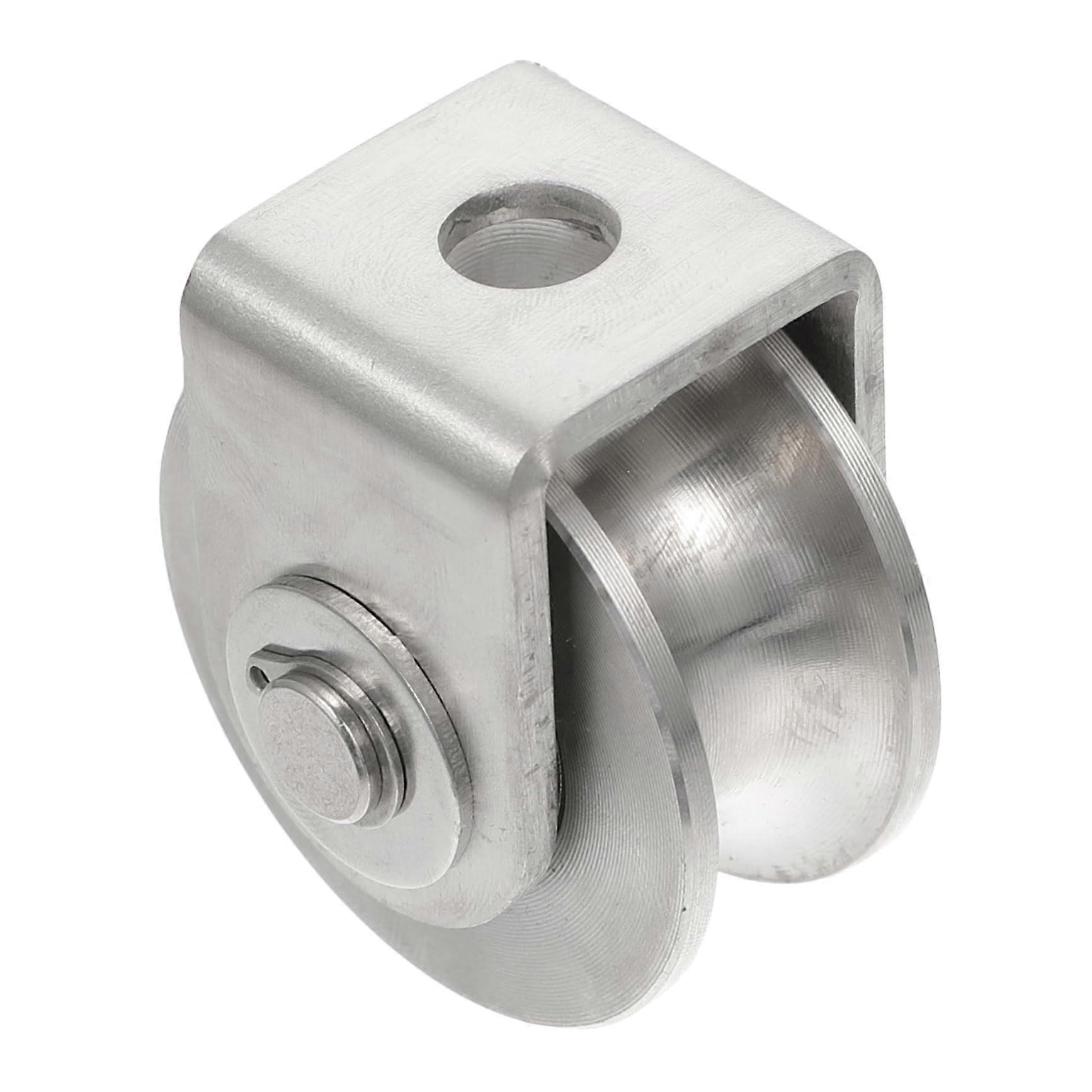 Practical U-type Fixed Pulley Rope Roller Guides Block and Tackle Pulley System U-Type Fixed Pulley for Rope Lifting Kit