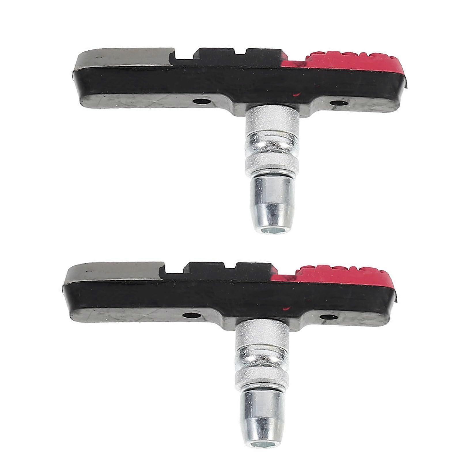 Mountain Bike Brake Pads - High Friction Brake Blocks with Shaped Protection Design for Easy Installation and Enhanced Performance