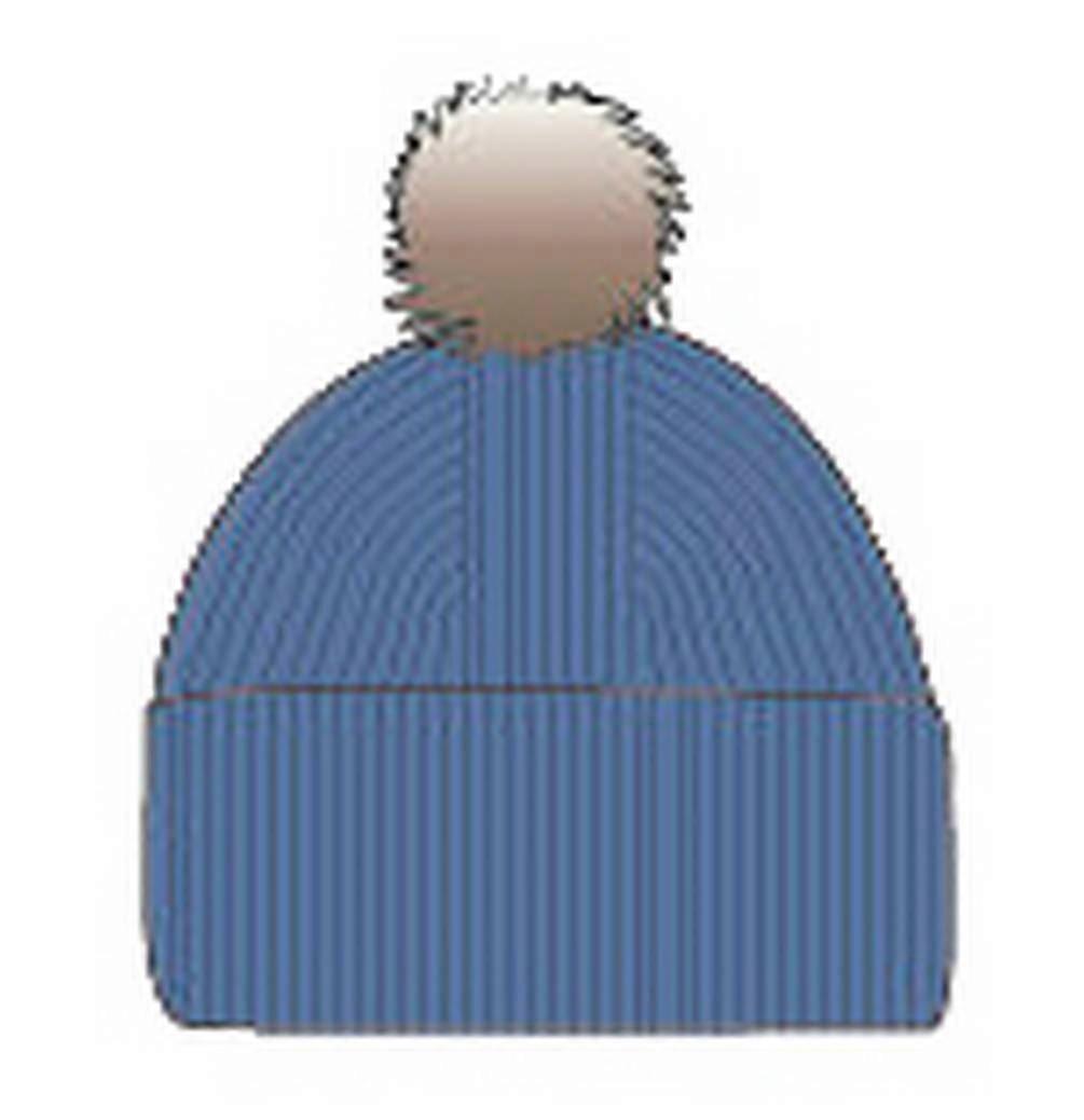 Falke Merino X-Fine Pompom Beanie - Nautic Mel Blue