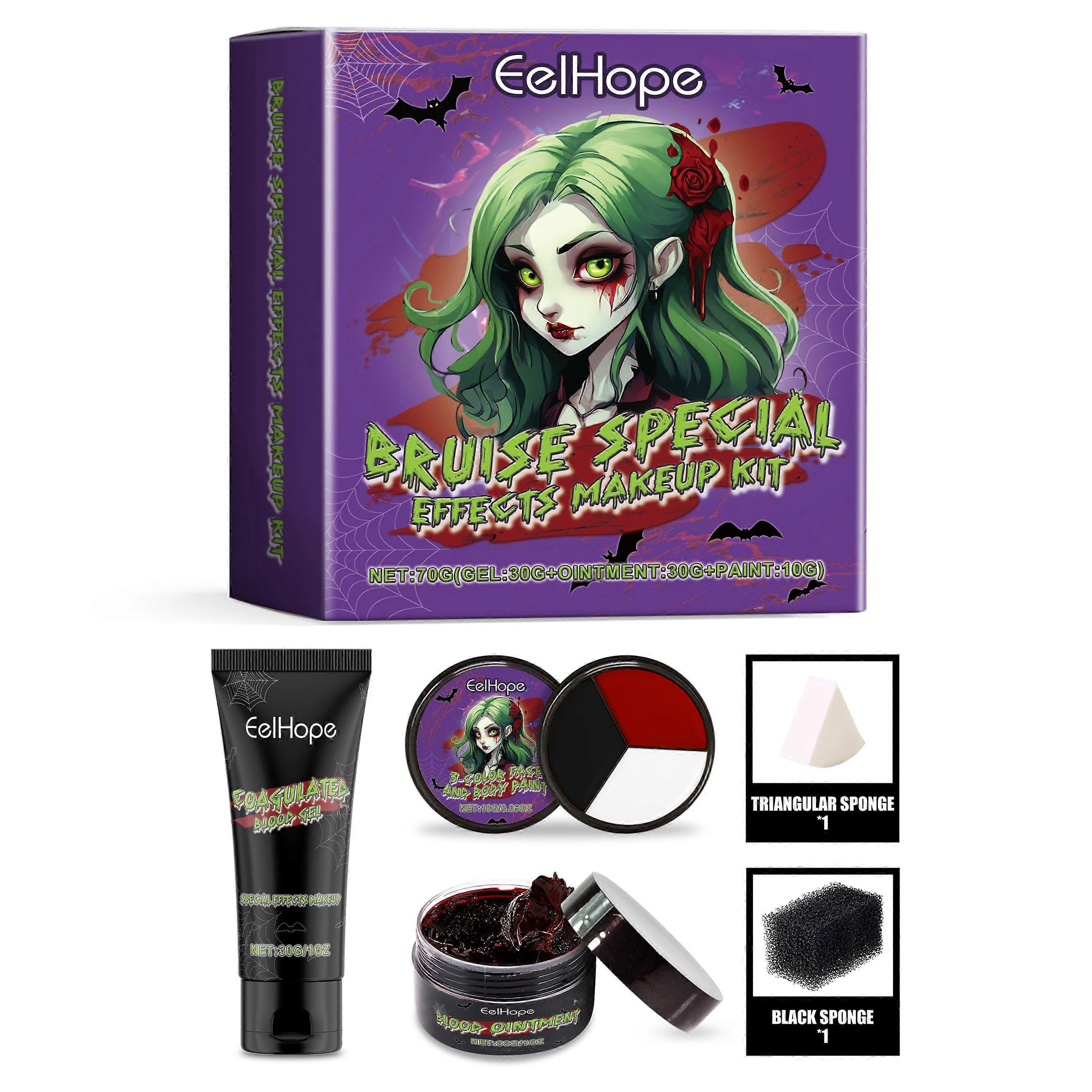 Halloween Vampire Makeup Kit Holiday Party Paint Makeup Masquerade Tools