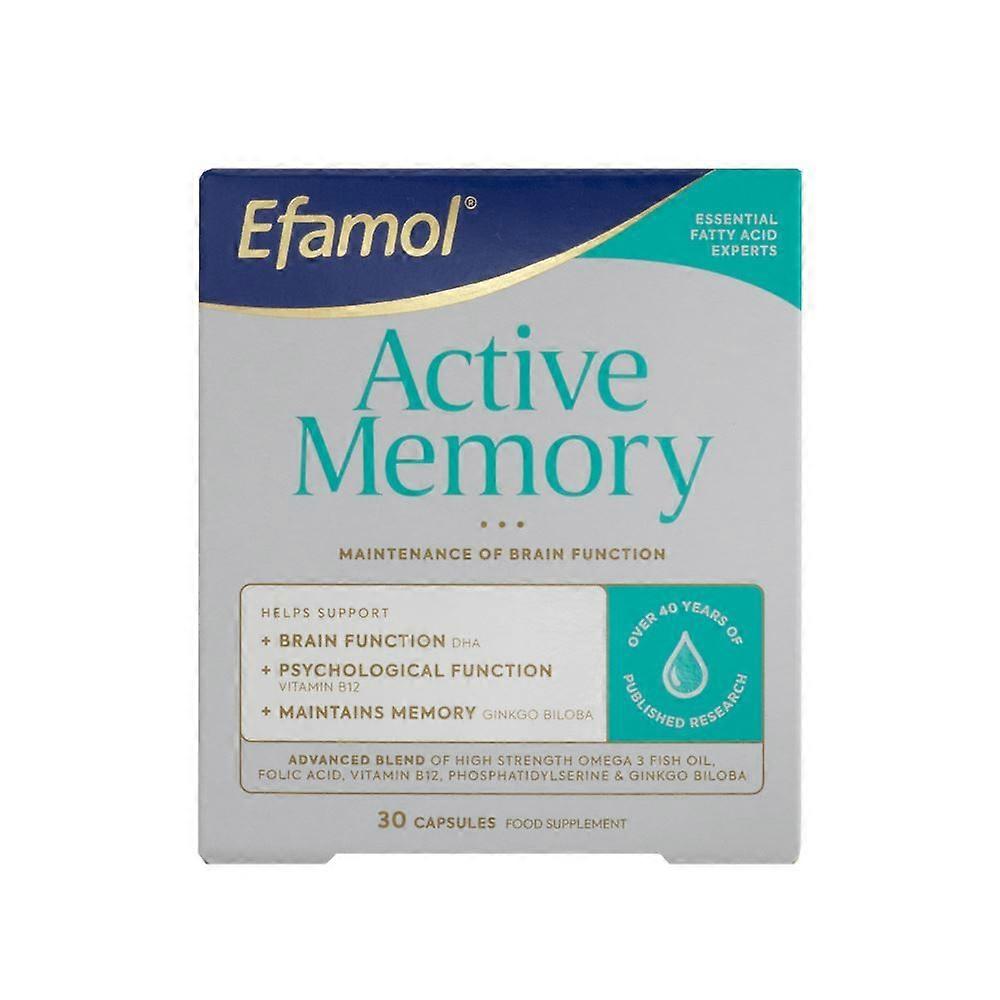 Efamol Efalex Active Memory 30 Caps - 4 Pack