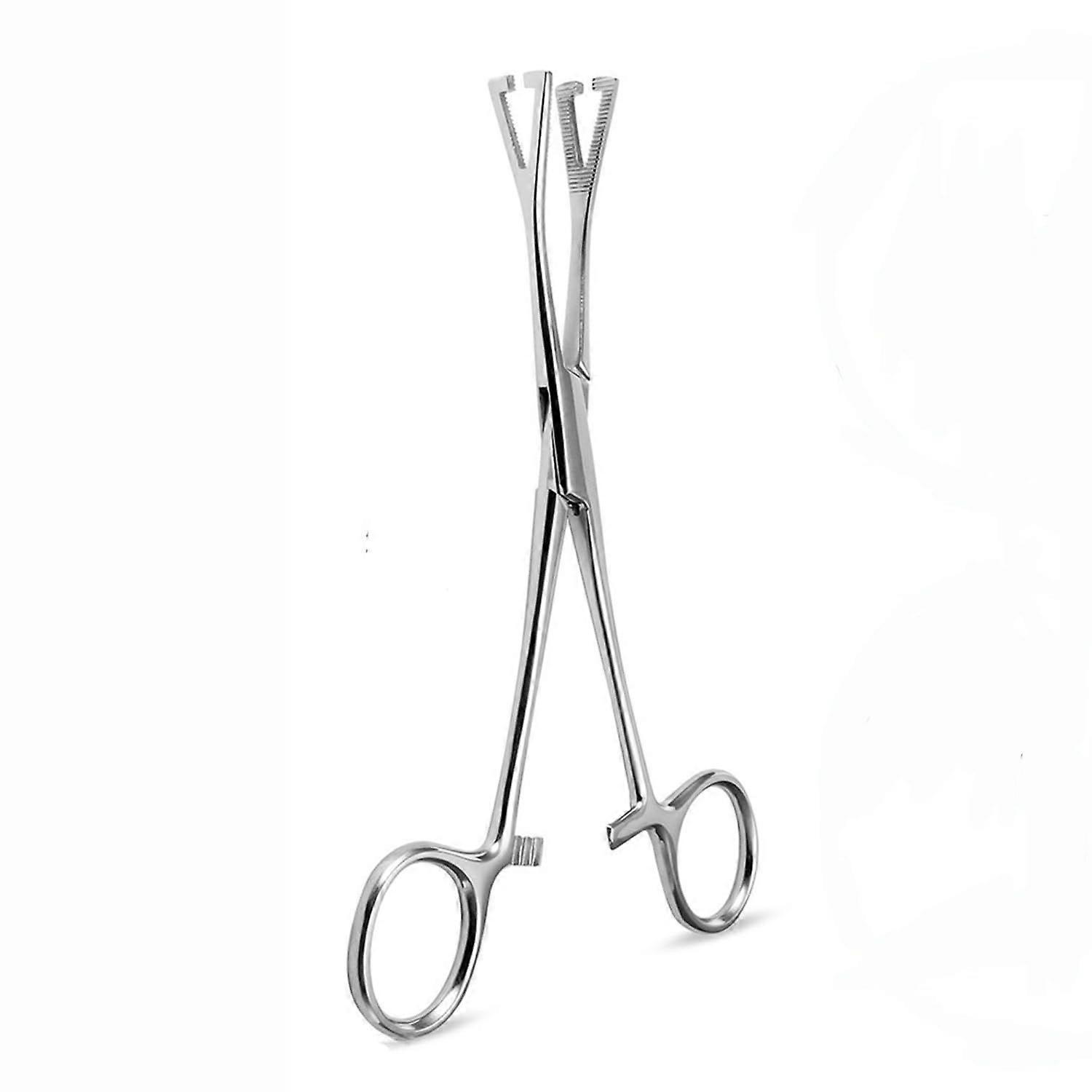 Piercing Clamps,Triangle Slotted Locking Piercing Forceps Clamps Kit for Ear Lip