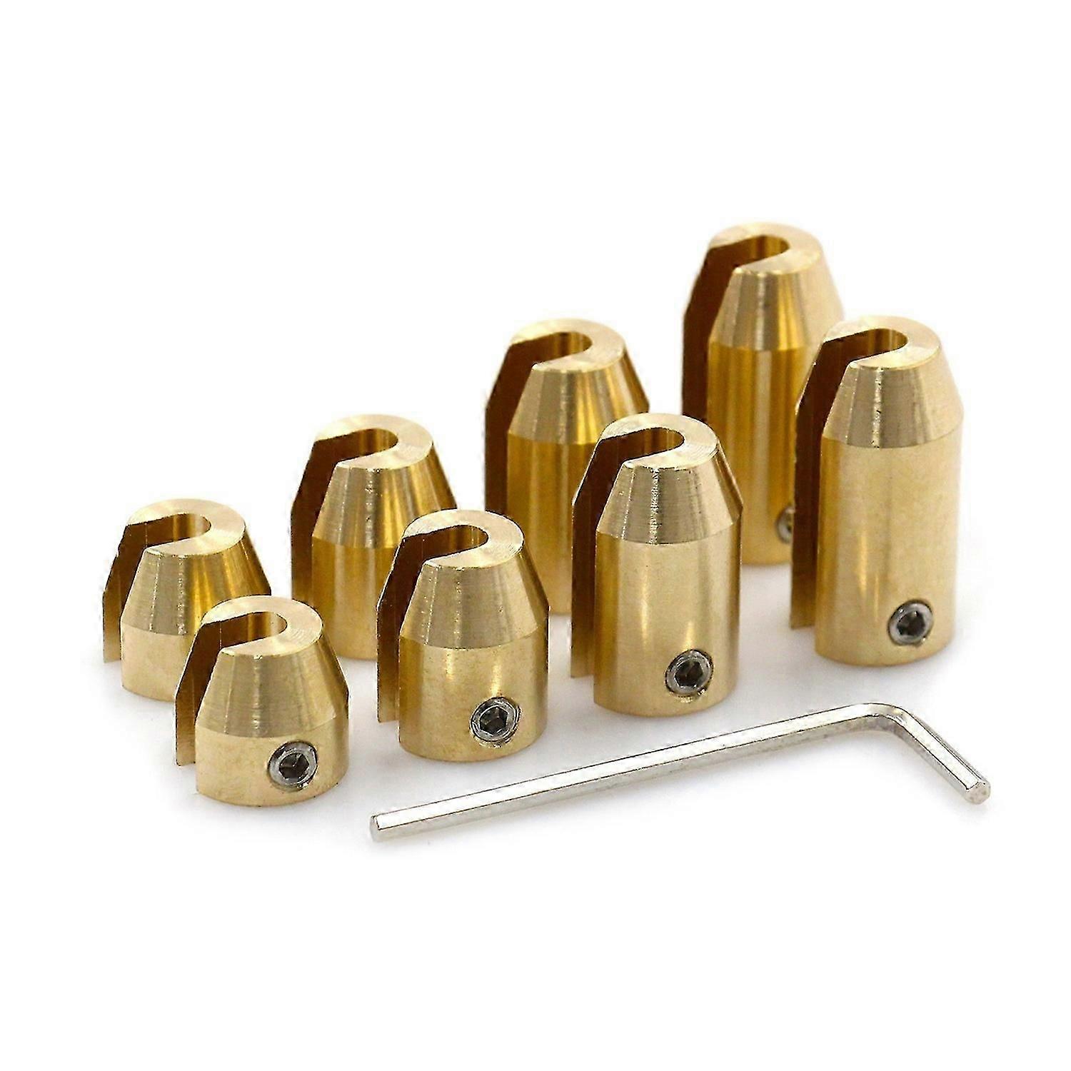 Motorcycle Reusable Brass Spoke Wheel Balancing Weights Refill Kit - 8 Pack