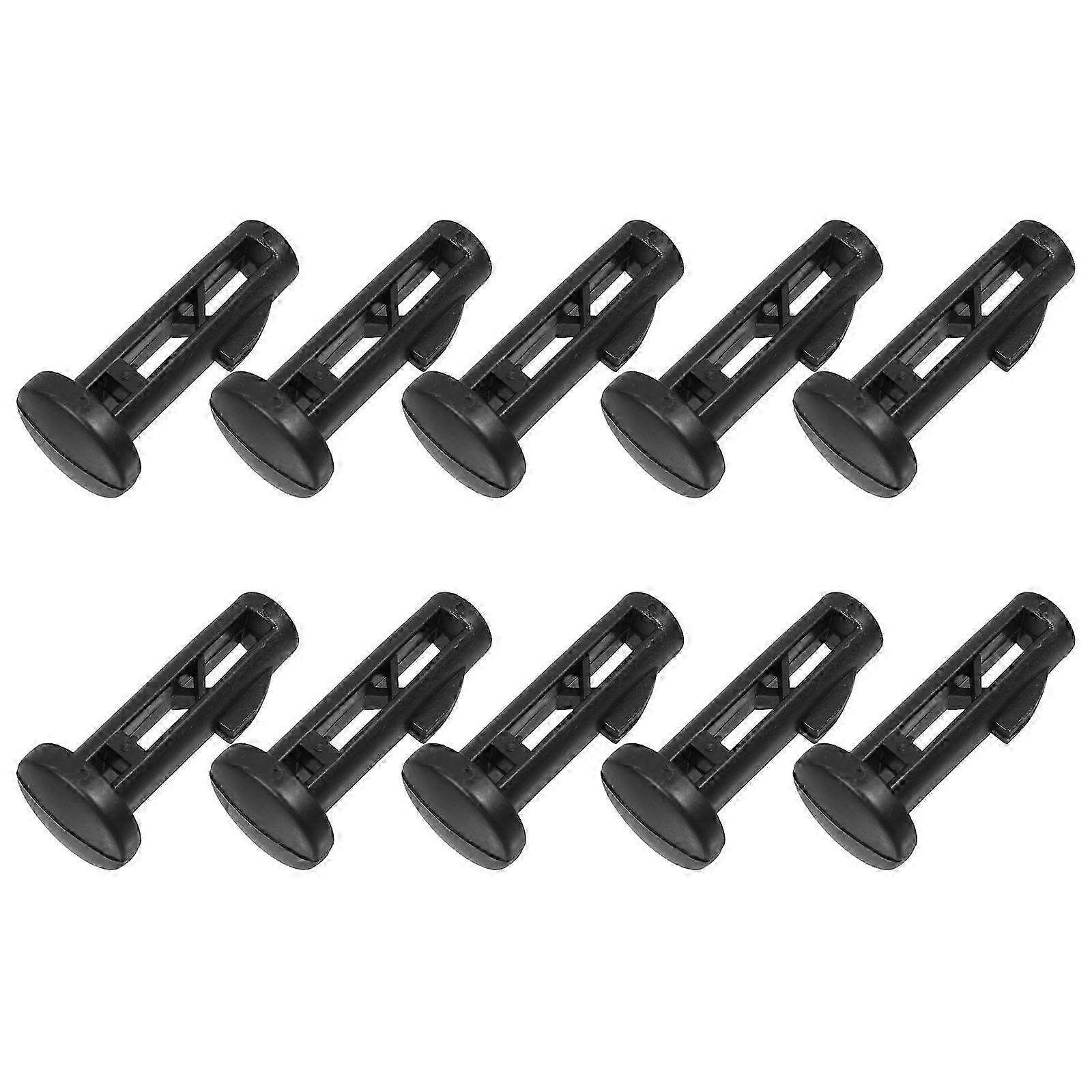 Hinge set for wheelie bin lid replacement, black 6.00x3.00x1.80cm