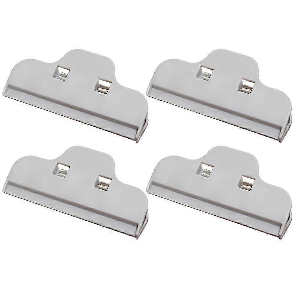 ワイドヘビーデューティーフードバッグクリップ、パン、スナック、収納用の気密シール - グレー