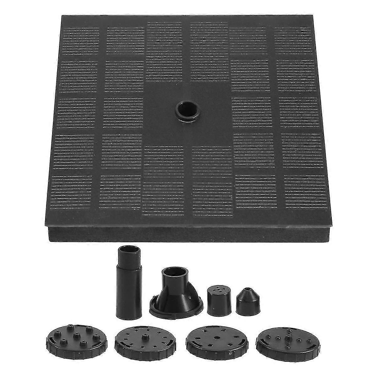 Solar fountain pump, weighing 150 grams with a power of 1.4W, energy-saving and with diverse fountain effects