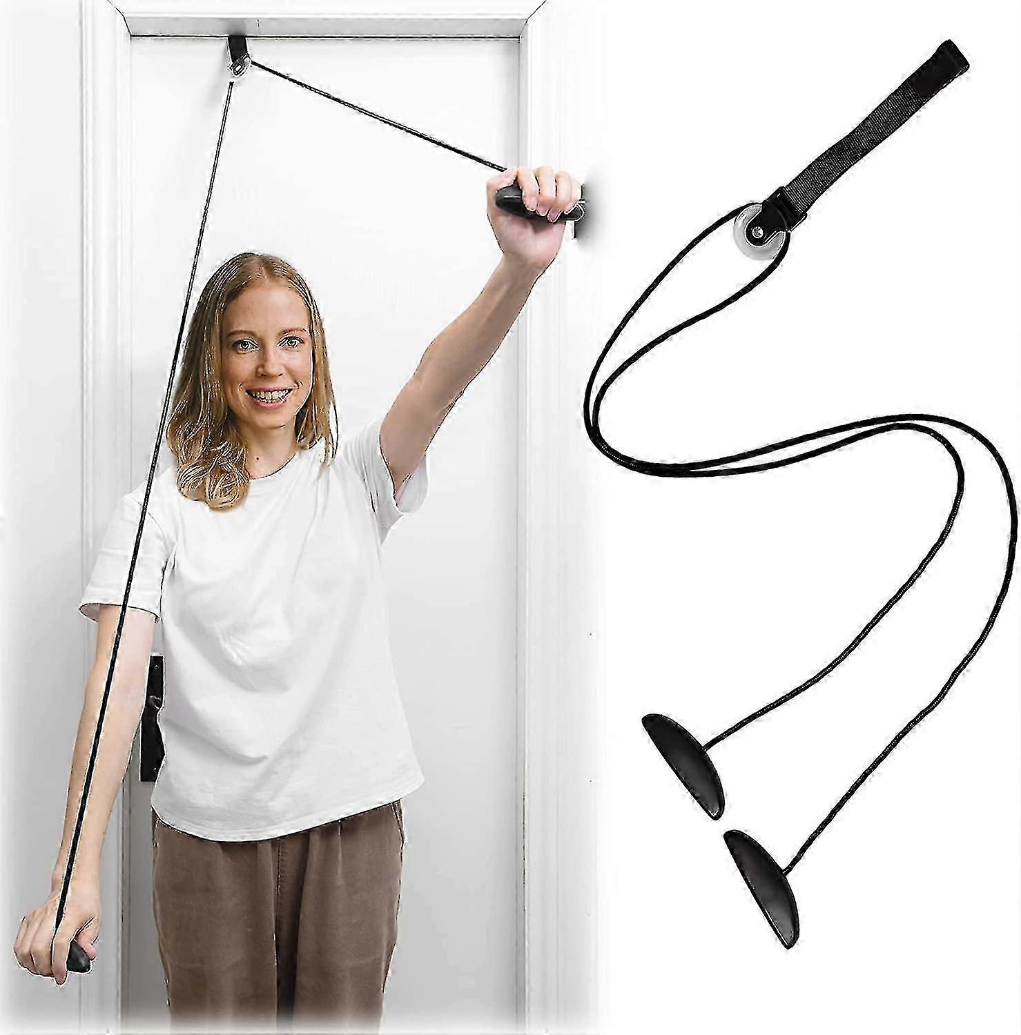 Exercise pulley system for shoulder pain alleviation