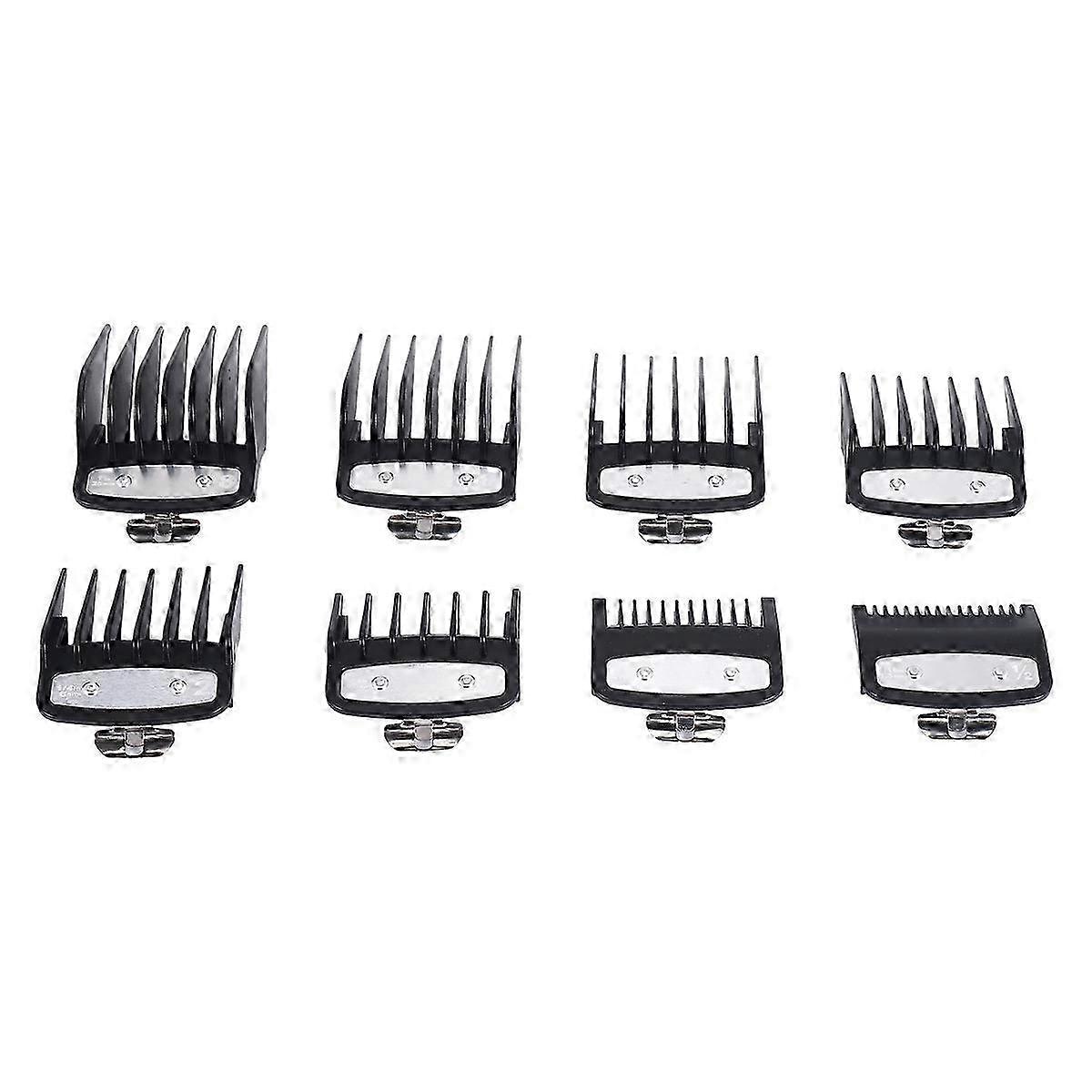 8-Piece Set of Guide Combs for Wahl Hair Clipper Standard Guards