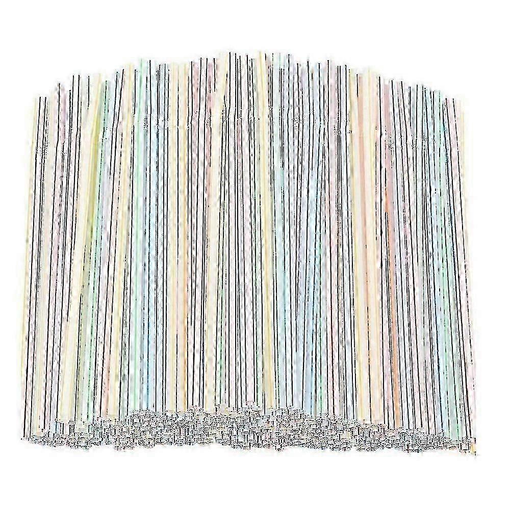 Eco-friendly plastic drinking straws 1000pcs for home and bar use