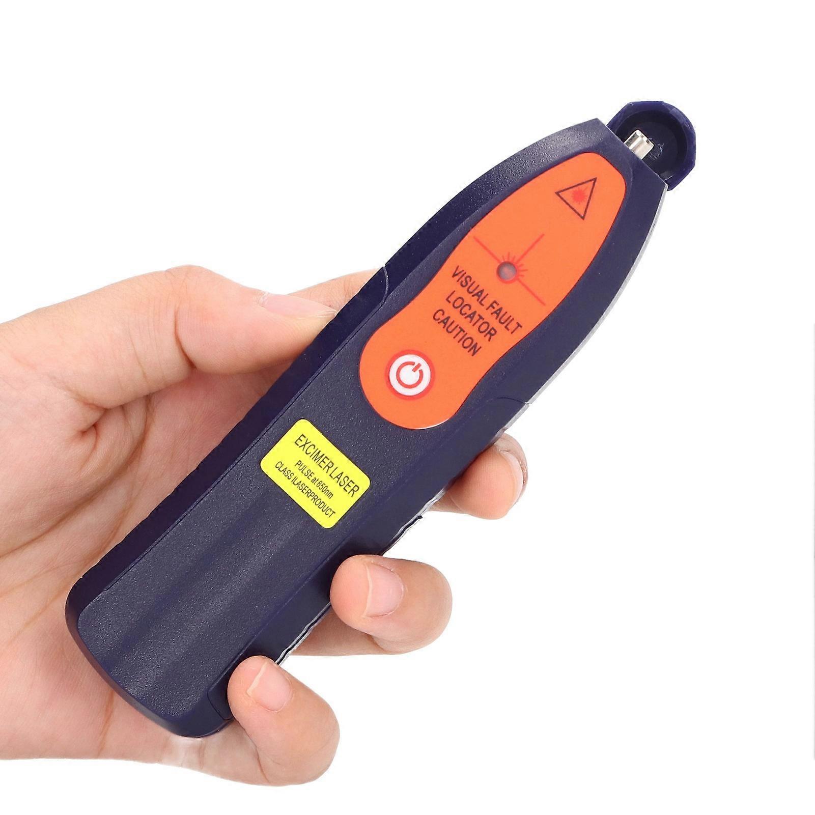 Fiber Visual Fault Locator Optic Network Cable Tester Meter Red Light Source Pen FC SC ST Port HT S30A &gt;30mW 