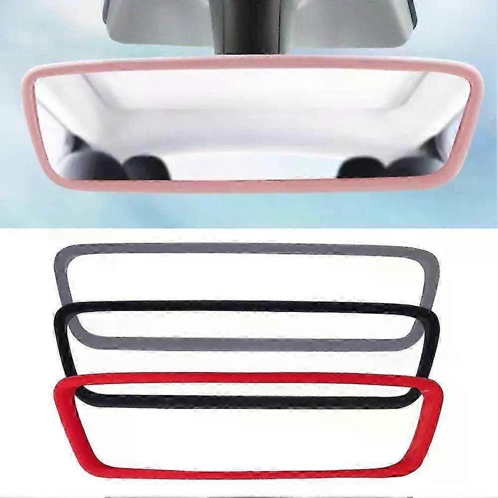Silicone Car Rear View Mirror Protector Frame Suitable for  Tesla Model 3 Y S X Center Console Accessories Interior Rearview Cover Case
