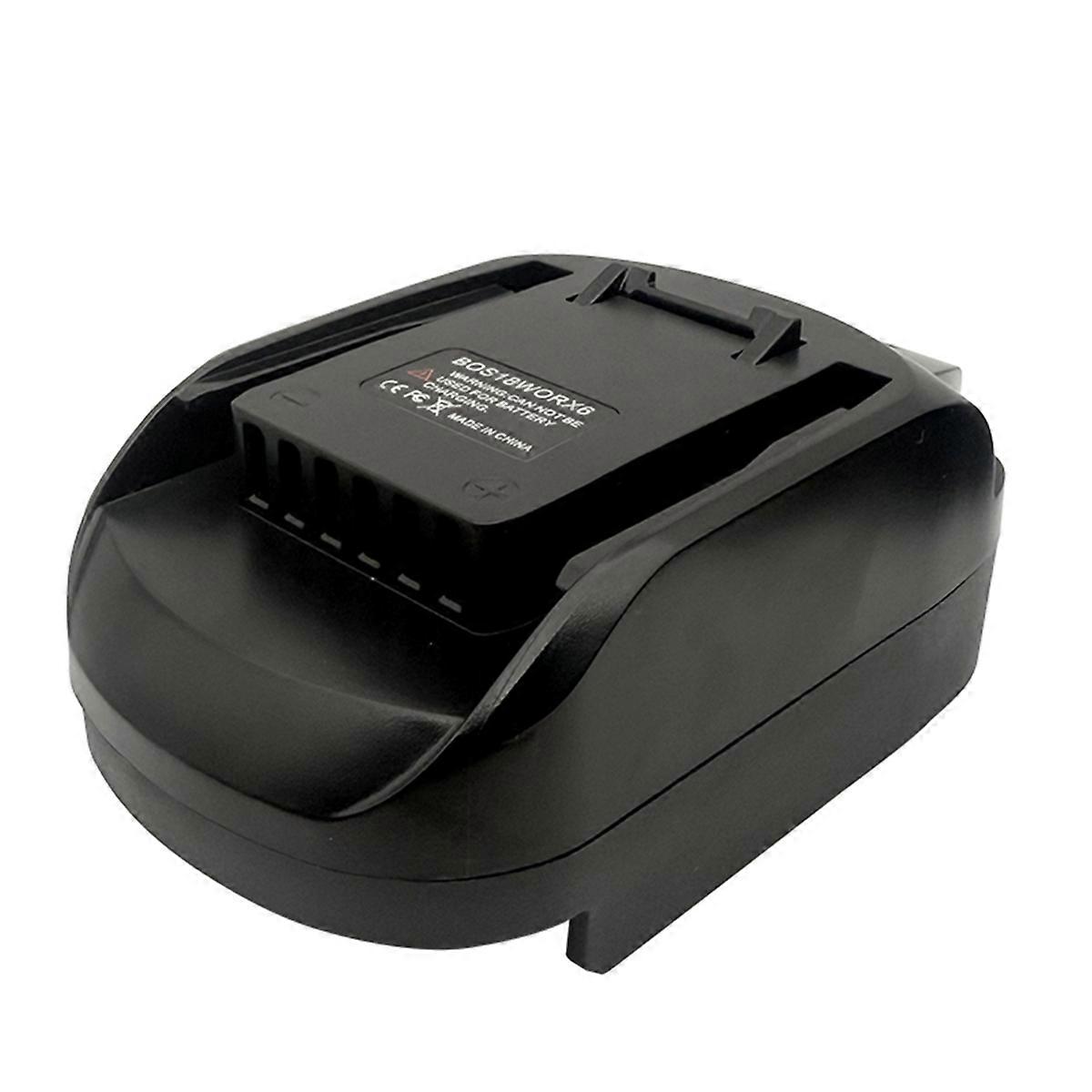 BOS18WORX6 Power Tool Adapter Converter for 18V BAT618 Li-Ion Battery for 20V 6 Pin Power Tools