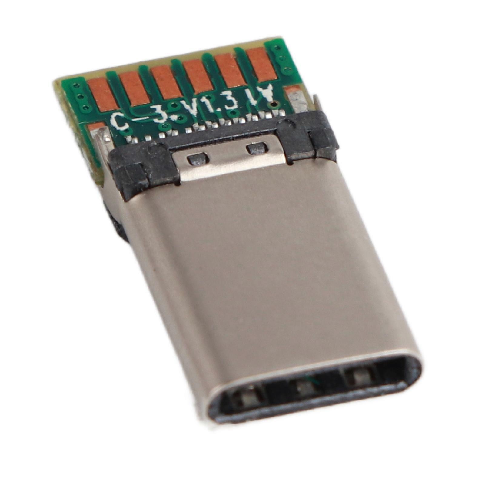 12pin USB 3.1 Type C Solder Connector Adapter with 56k Resistor