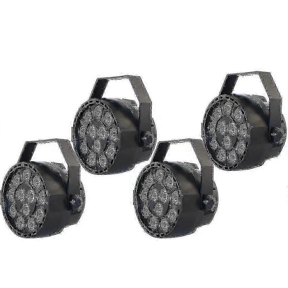 4x Led Par64 Stage Light Rgbw Dmx512 Éclairage de scène