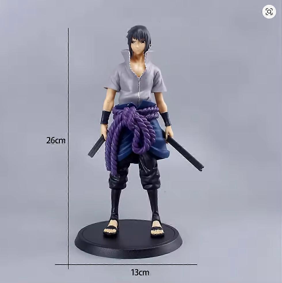 Naruto Anime Figure Shippuden Model Action Figure Dolls, standing Uchiha Sasuke
