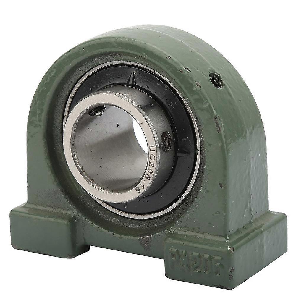 UCPA205-16 High Accuracy Ball Raceway Tapped Base Pillow Block Bearing For Mechanical