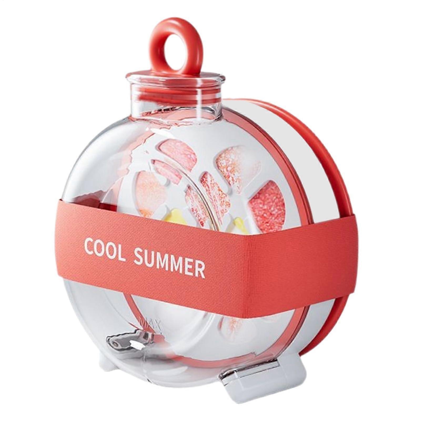 Ice Bottle Reusable Cup Mold For Freezing Milk And Chilling Drinks Juice Whiskey Cocktail Coffee Red