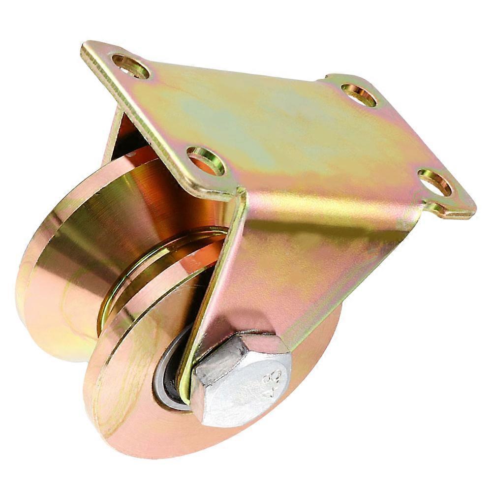 Track Groove Steel Pulley for Gate Sliding with Heavy Duty Load