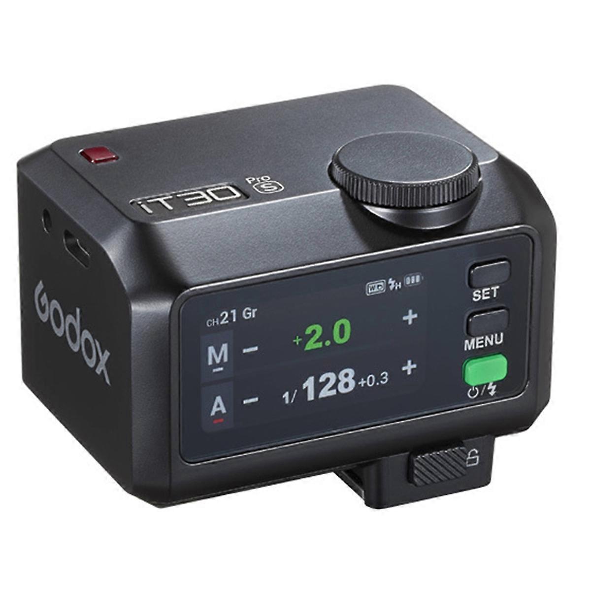 IT30Pro 2.8 Inch Touchscreen Pocket Flash TTL Auto-Exposure 2.4G Wireless on Camera Flash for