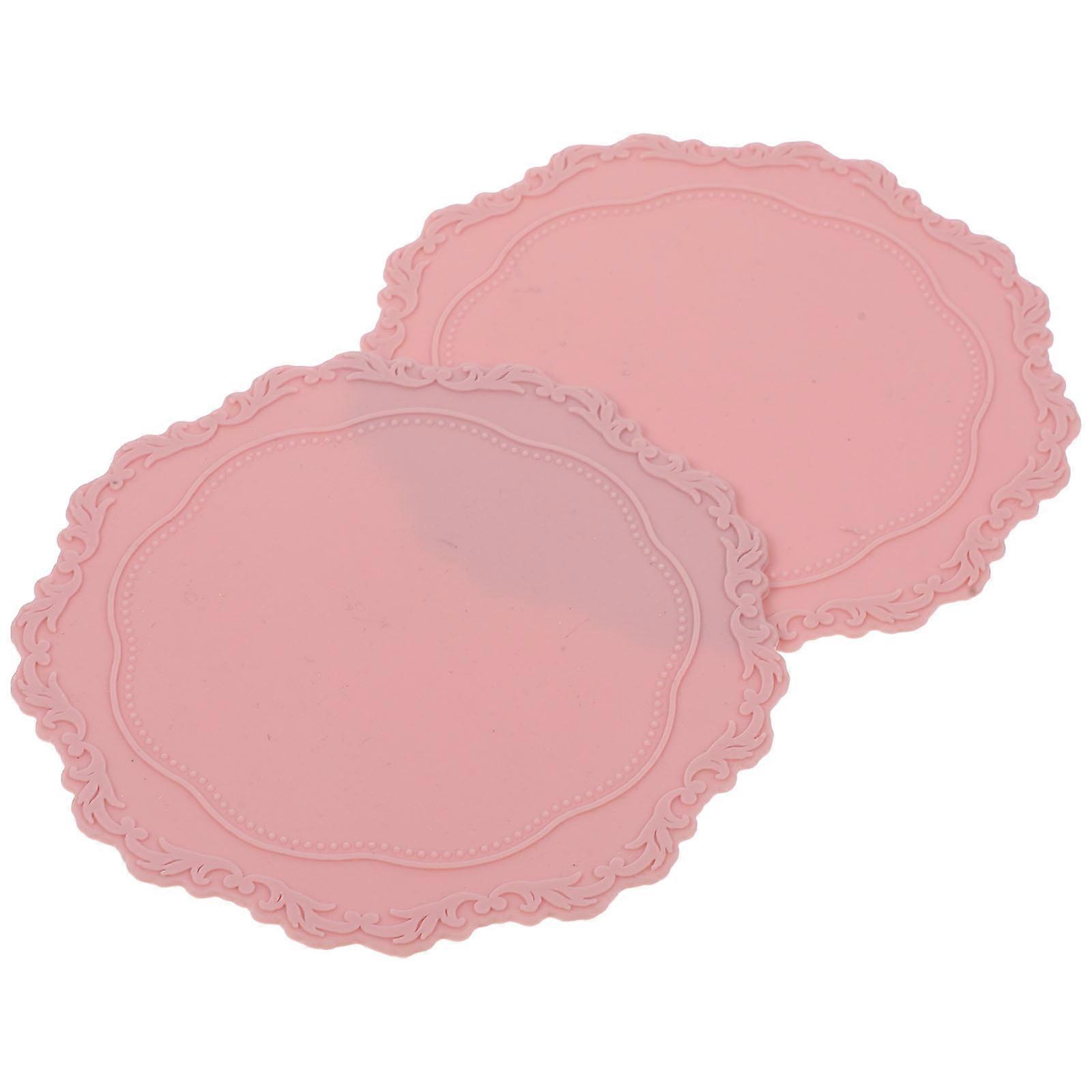Wax Seal Pad Silicone Heat Resistant for Decorating 4Pcs Pink Pads