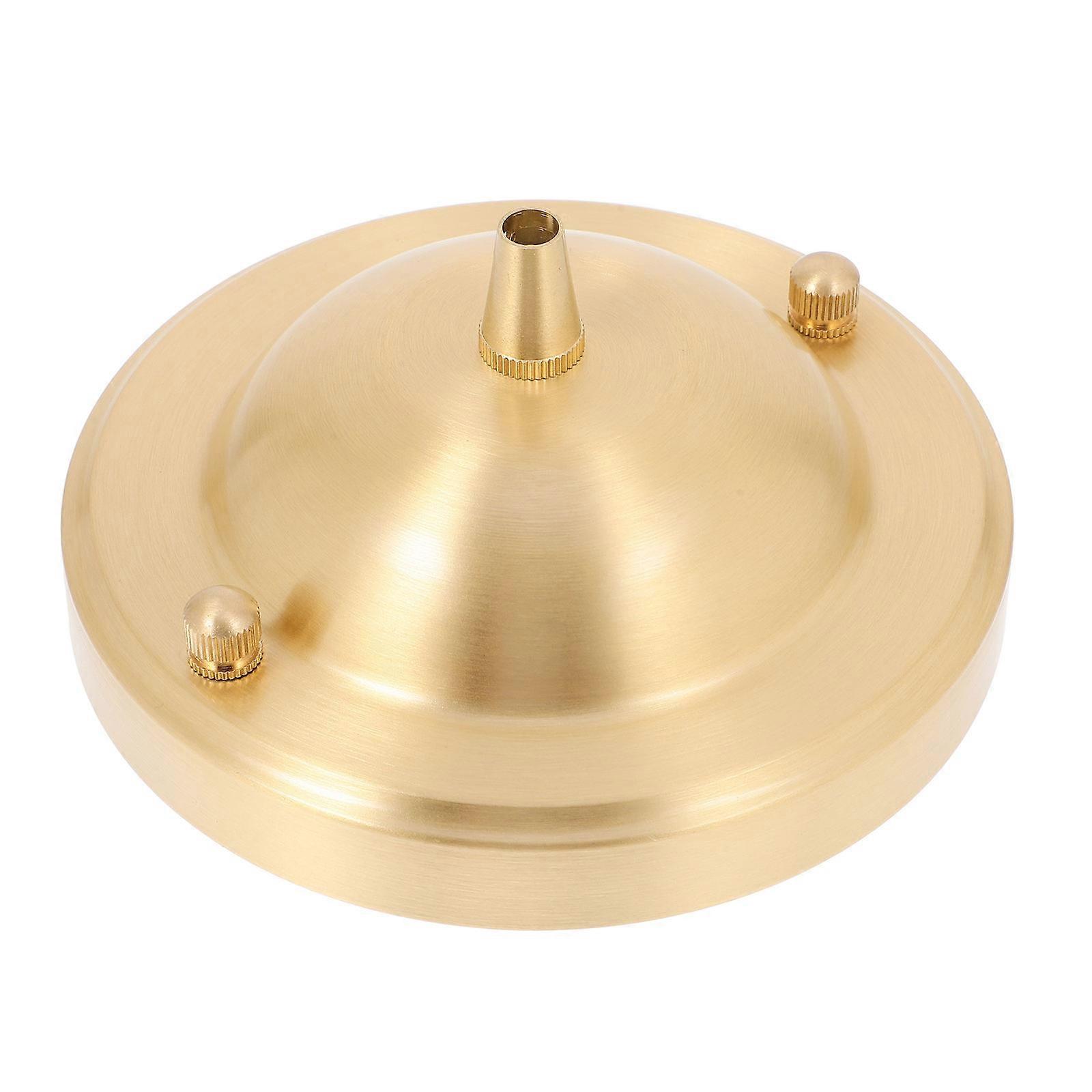 Copper Ceiling Light Plate for Pendant Light Canopy Golden Finish