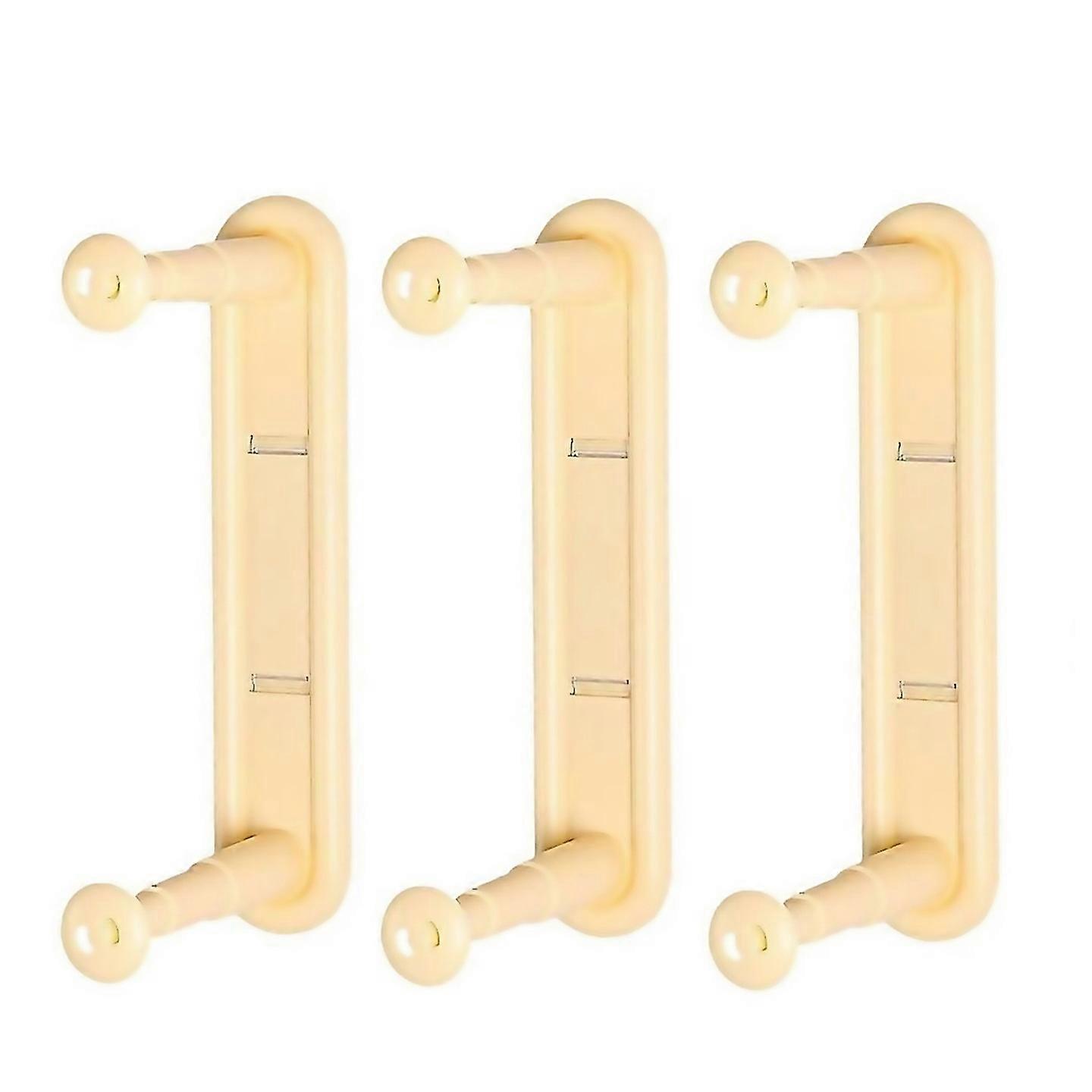 For Telescopic Clothes Rack Receiver Wallmounted Clothes Rack Yellow