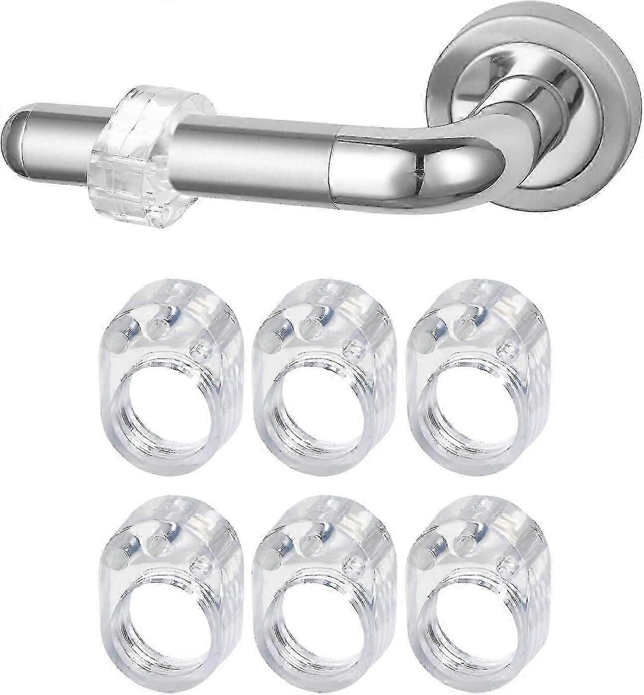 Door Handle Bumper - Transparent Wall Protectors (6 Pcs)