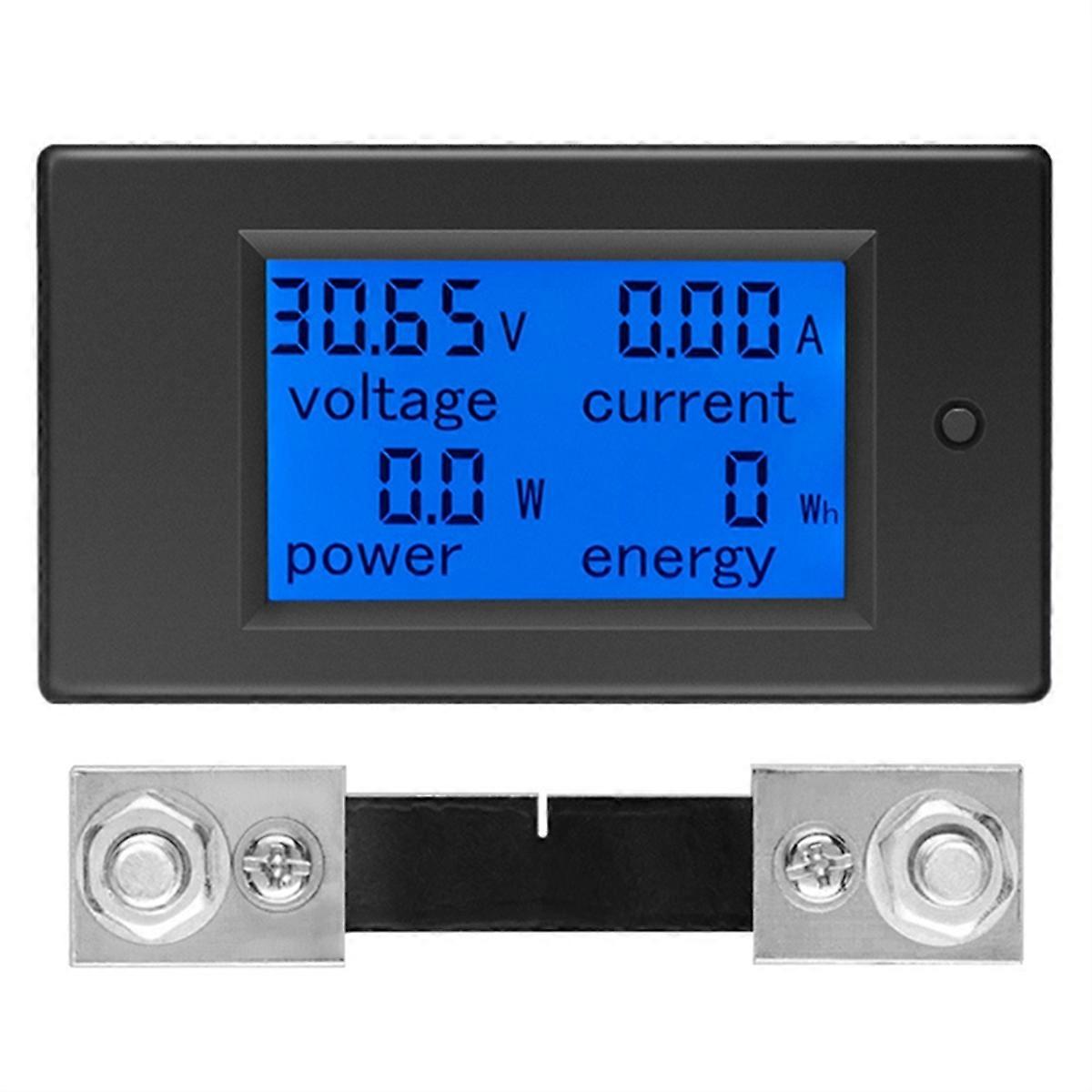 DC Multifunction Battery Monitor Meter 6.5-100V PZEM-051 LCD Display