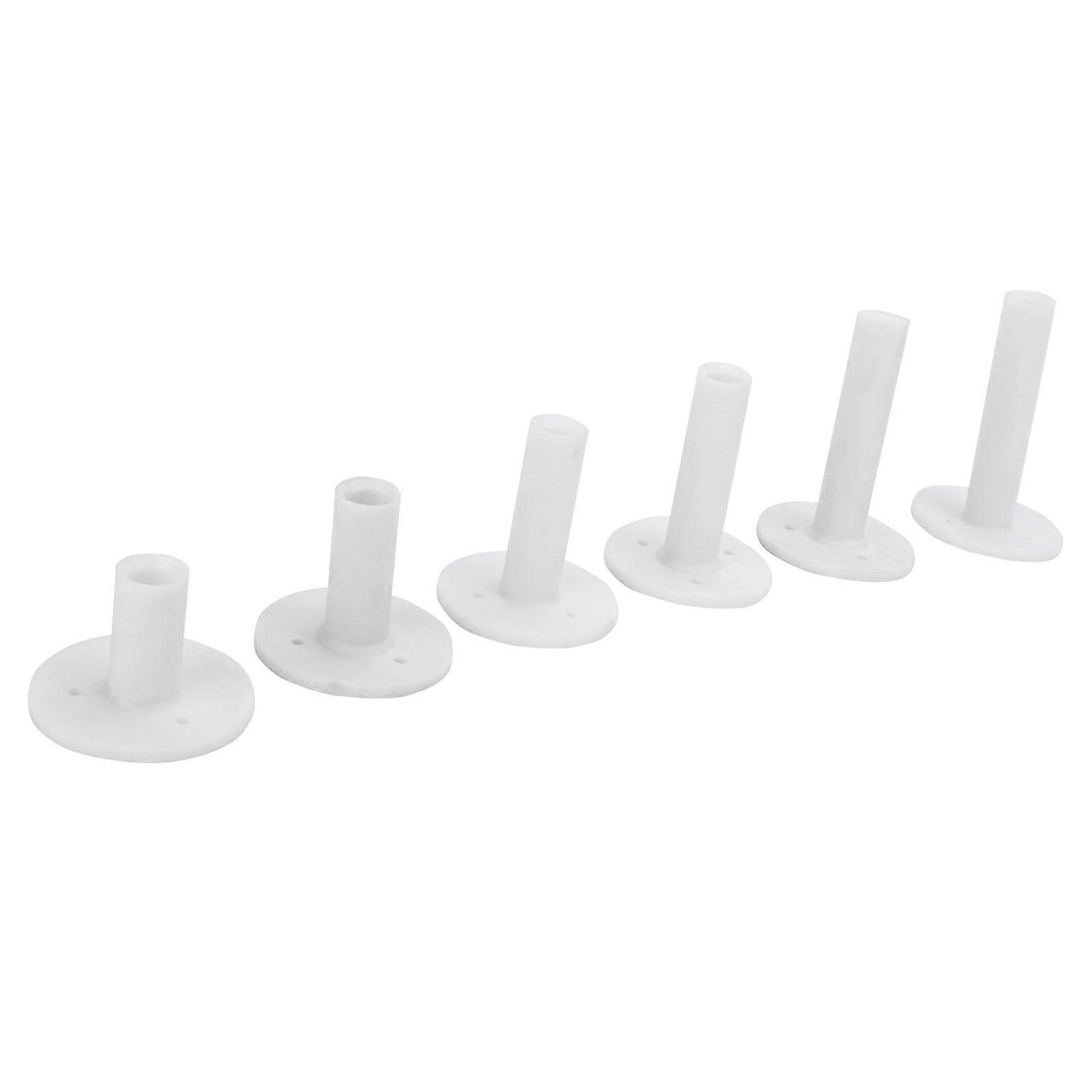 6Pcs Golf Rubber Tee Holder Golf Training Aid for Driving Range and Practice Mat
