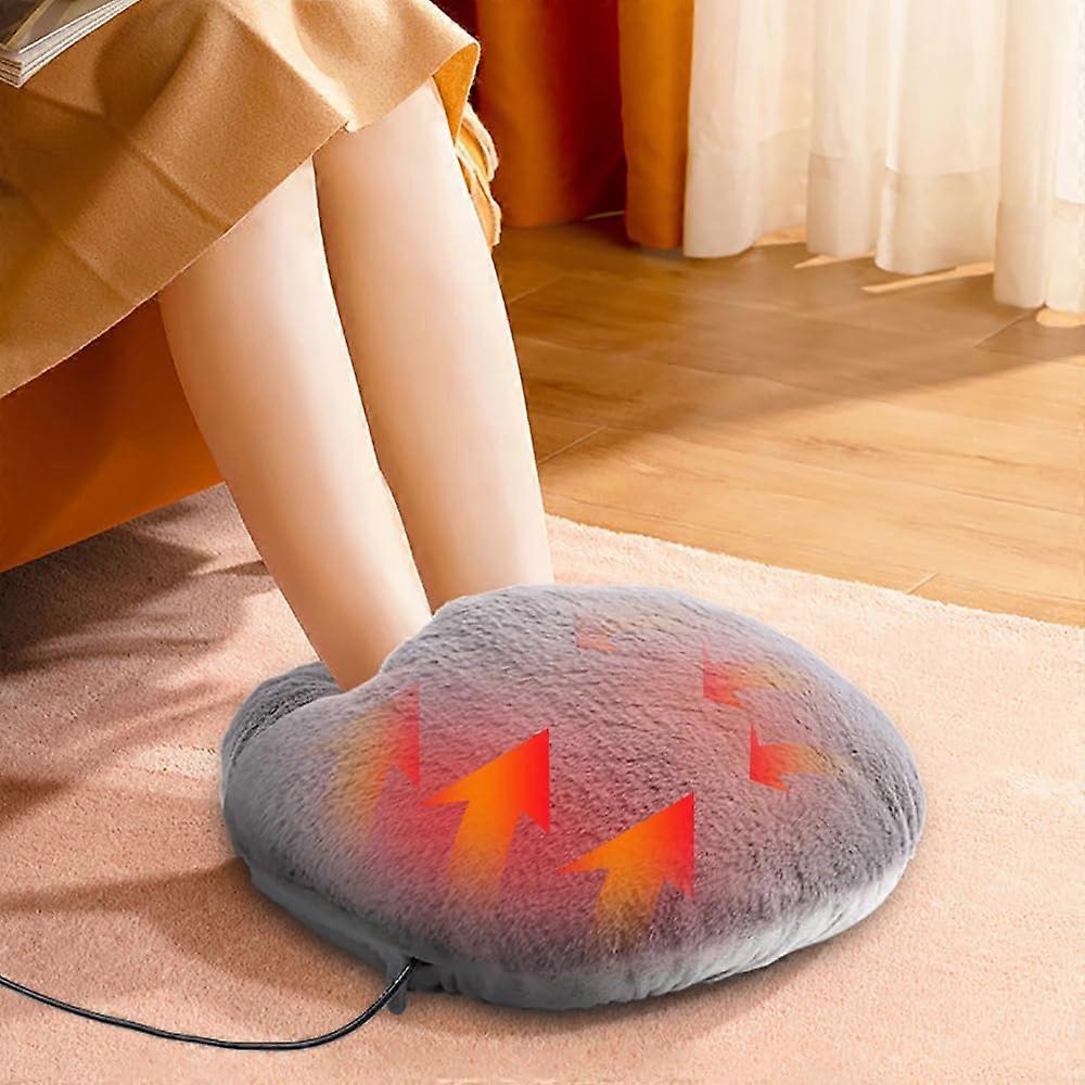 Electric Foot Warmer USB Charging Fast Heating 3Level Temperature Control 3Level Timing Winter Travel Heating Pad For Home And Office