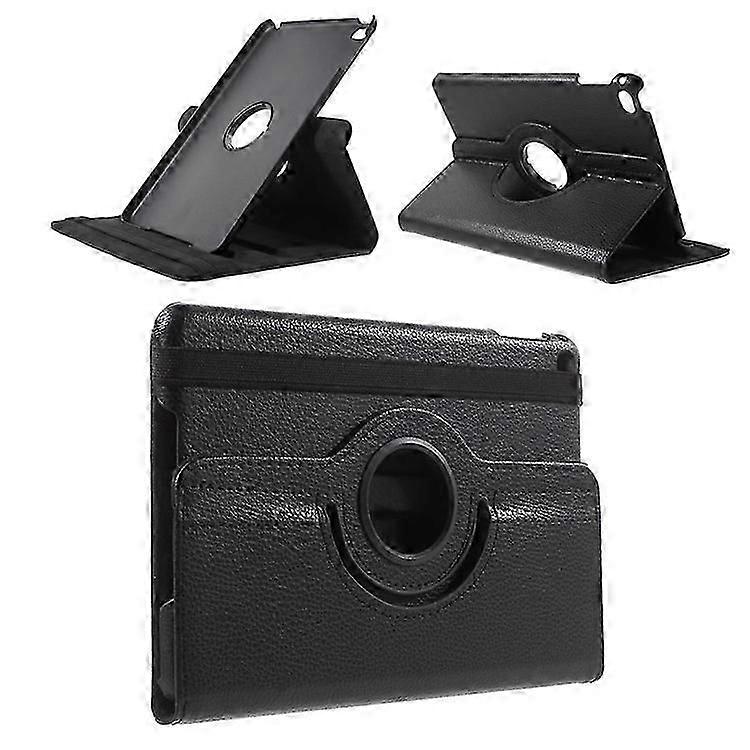 Compatible For iPad mini 4 Lychee 360-Rotation Stand Leather Tablet Case