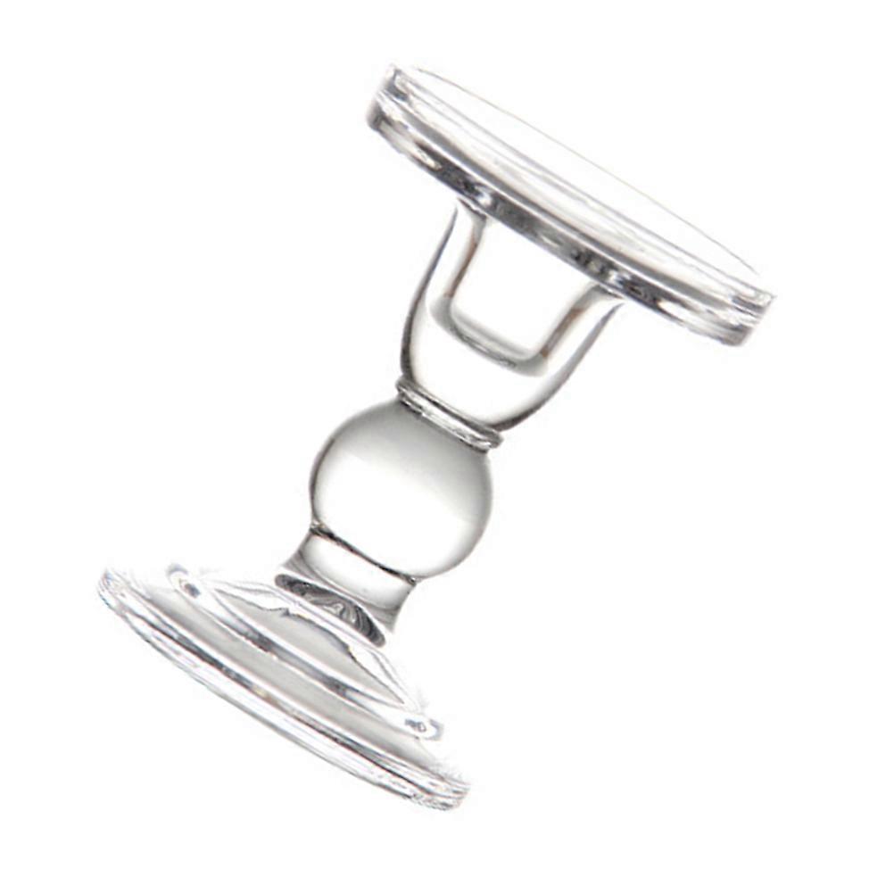 Decorative Glass Candlestick for Table Decoration 3Pcs Set
