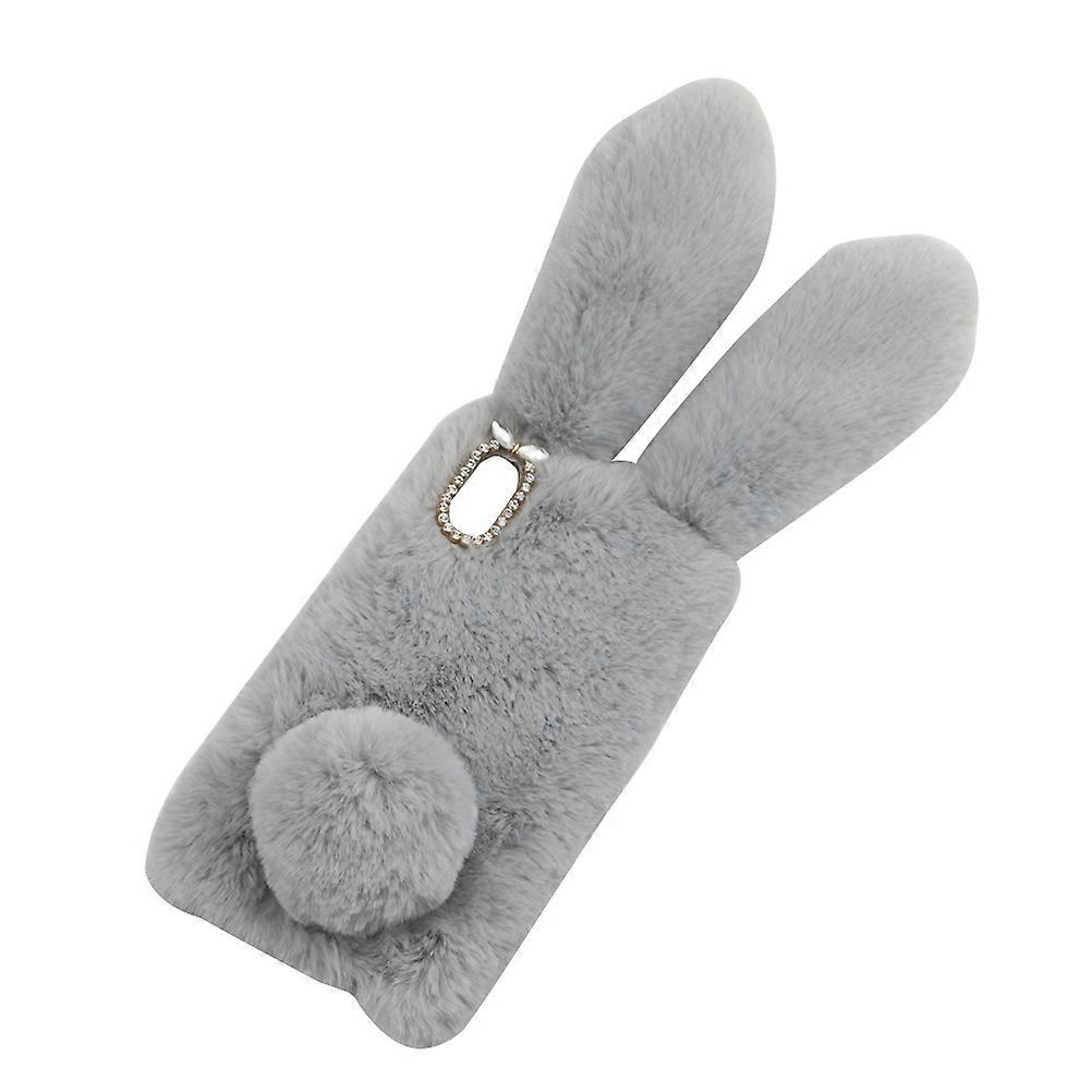 Phone Cover Plush Mobile Shell for 2Pcs Light Grey Cover