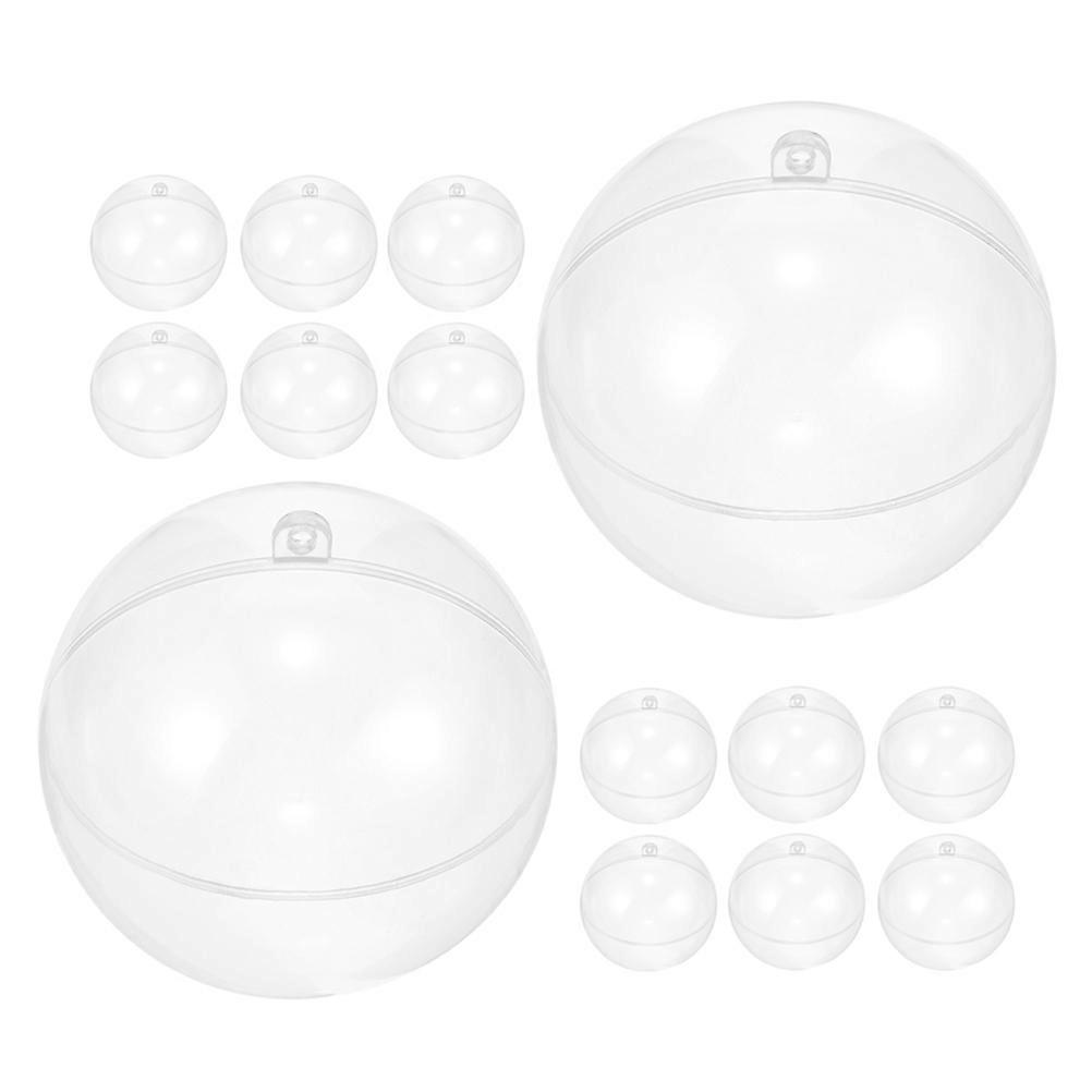 Christmas Tree Decorations Transparent Empty Balls for Decoration 36Pcs