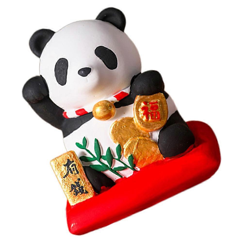 2Pcs Panda Stone Diffuser Non-Electric Fragrance Diffuser for Office and Car