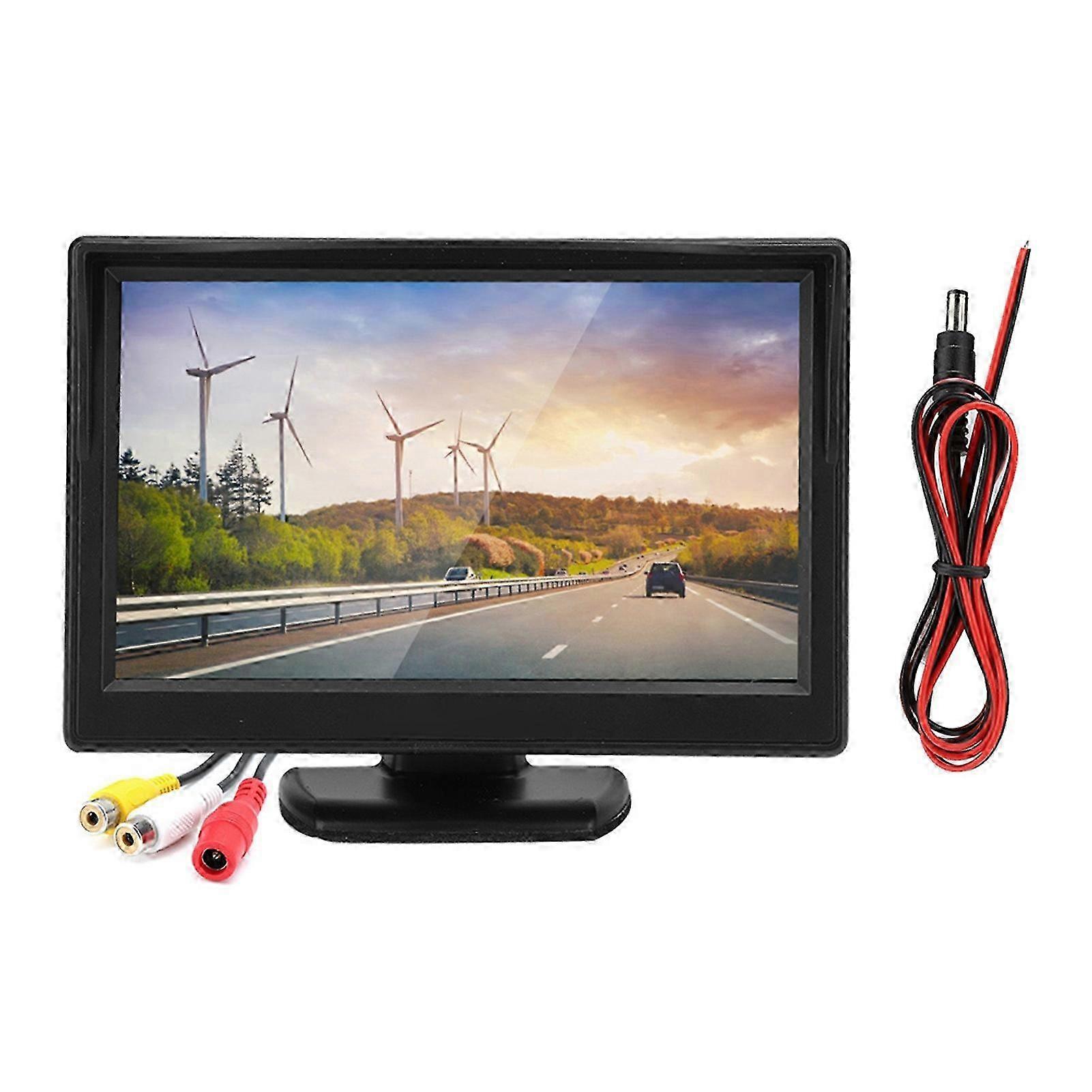 5-inch high-definition TFT LCD waterproof car monitor for reversing and parking universal, rear-view visib HIE 2025