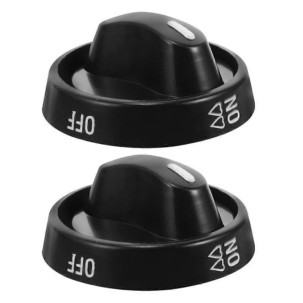 Black Plastic Stove Control Knobs for Gas Stove Replacement 10Pcs